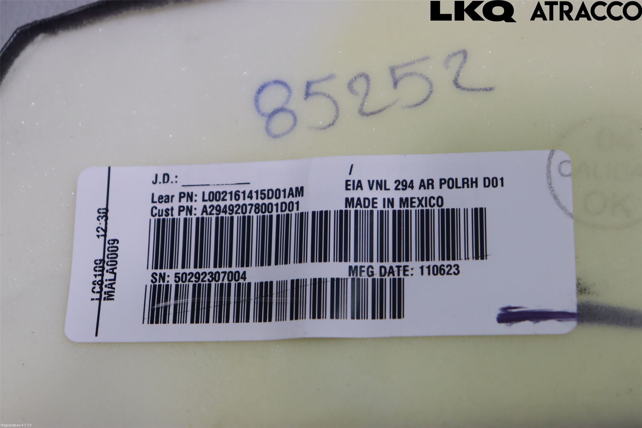 Mercedes-Benz MB EQE SUV (X294) 22- Inredning Sidoklädsel