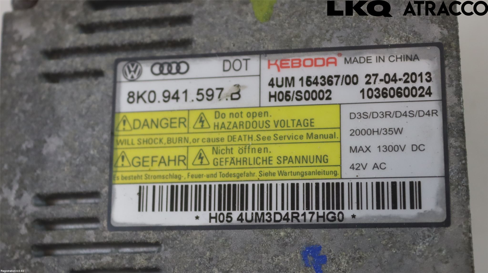 Volkswagen VW PASSAT 11-14 Styrenhet Strålkastare