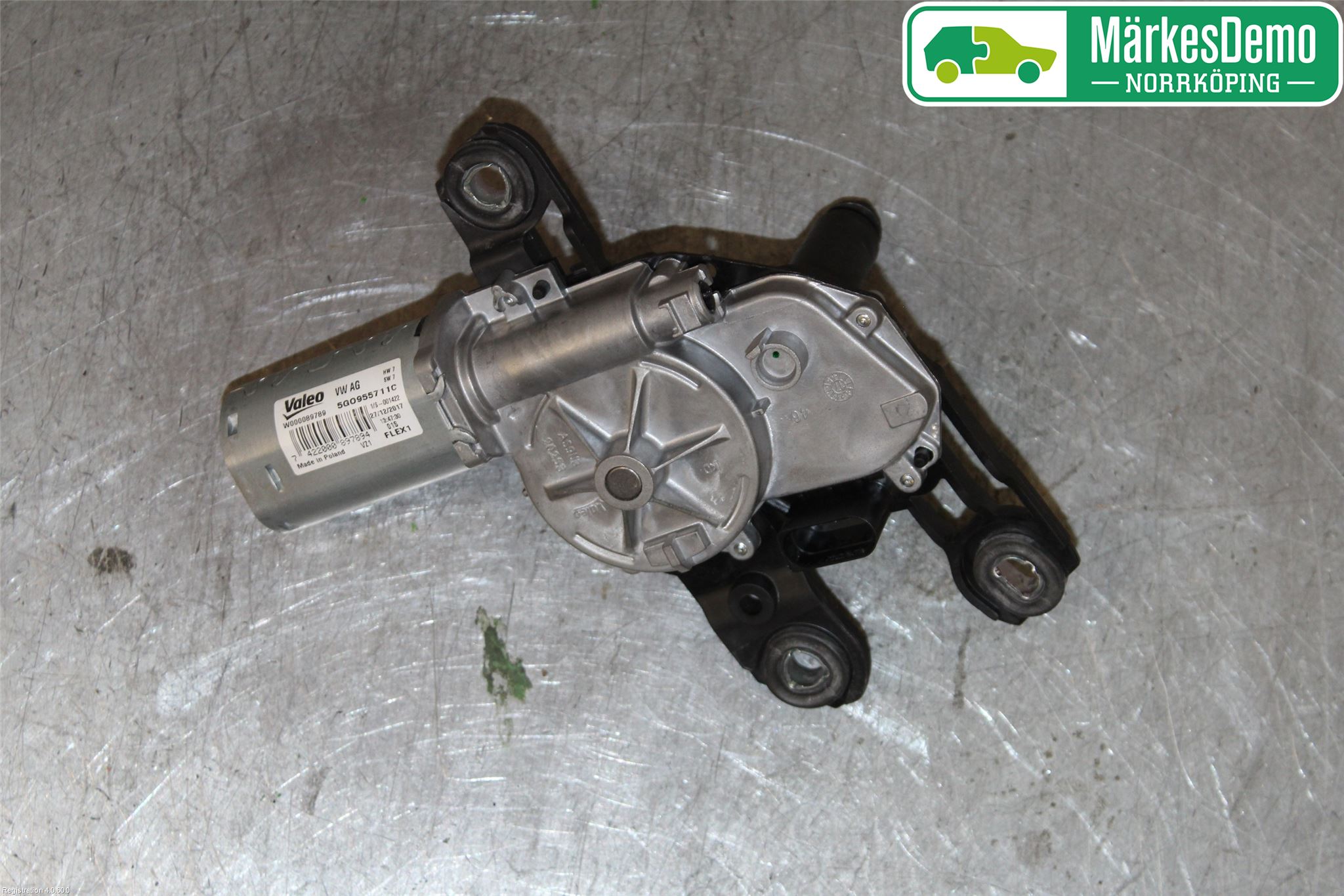 Volkswagen VW PASSAT 15-19 Torkarmotor Baklucka
