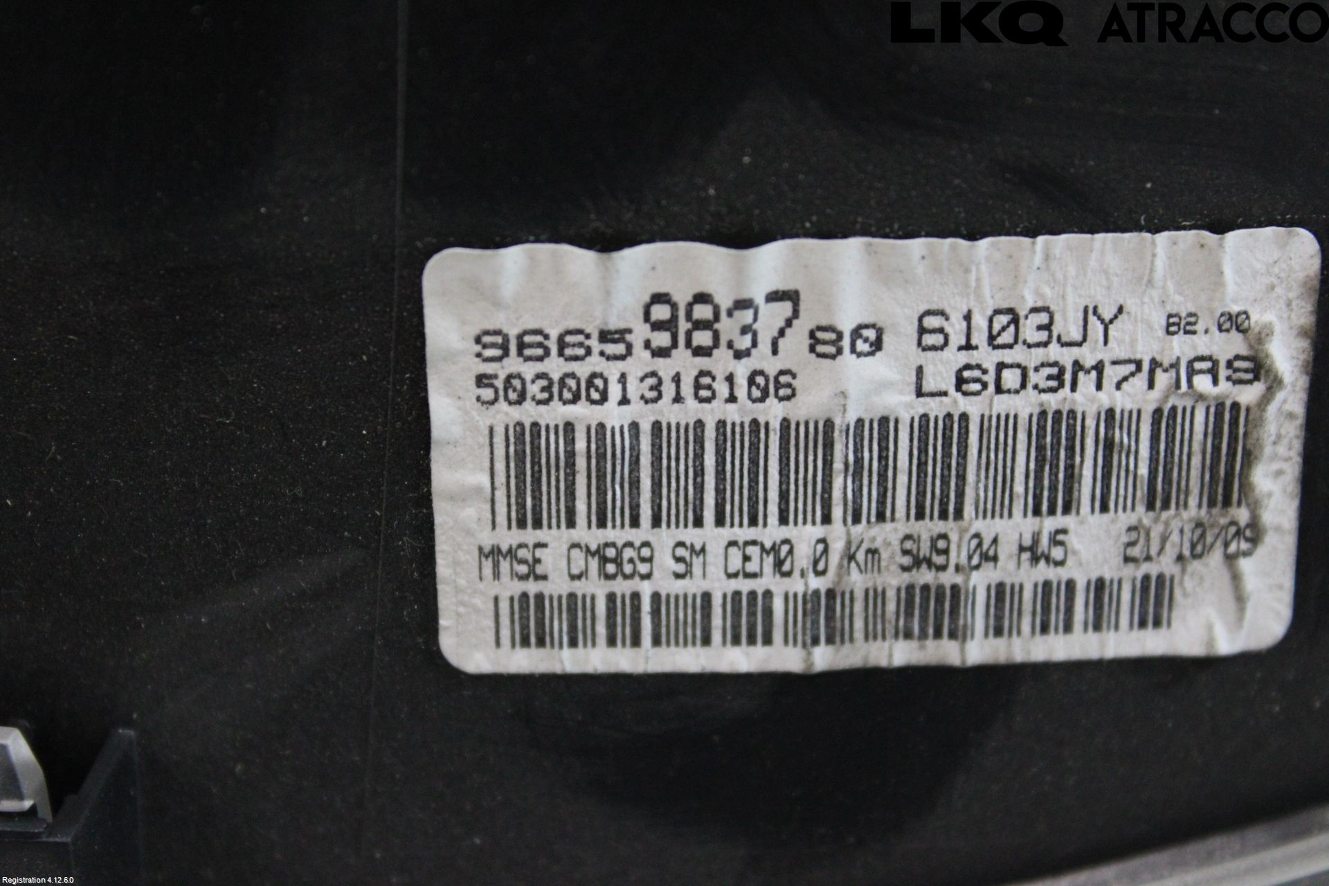 Peugeot PARTNER 08-15 Instrument Komb