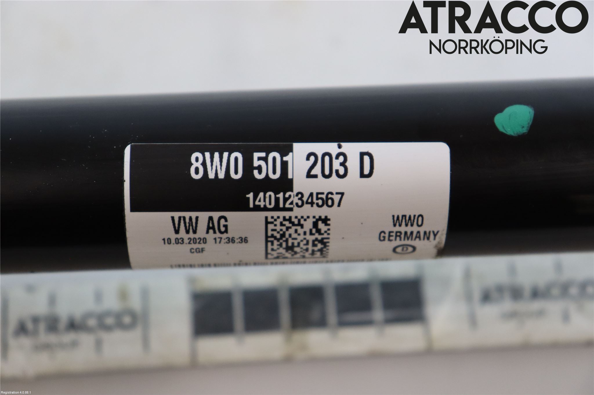 Audi A4/S4 B9 20- Drivaxel Bak Höger