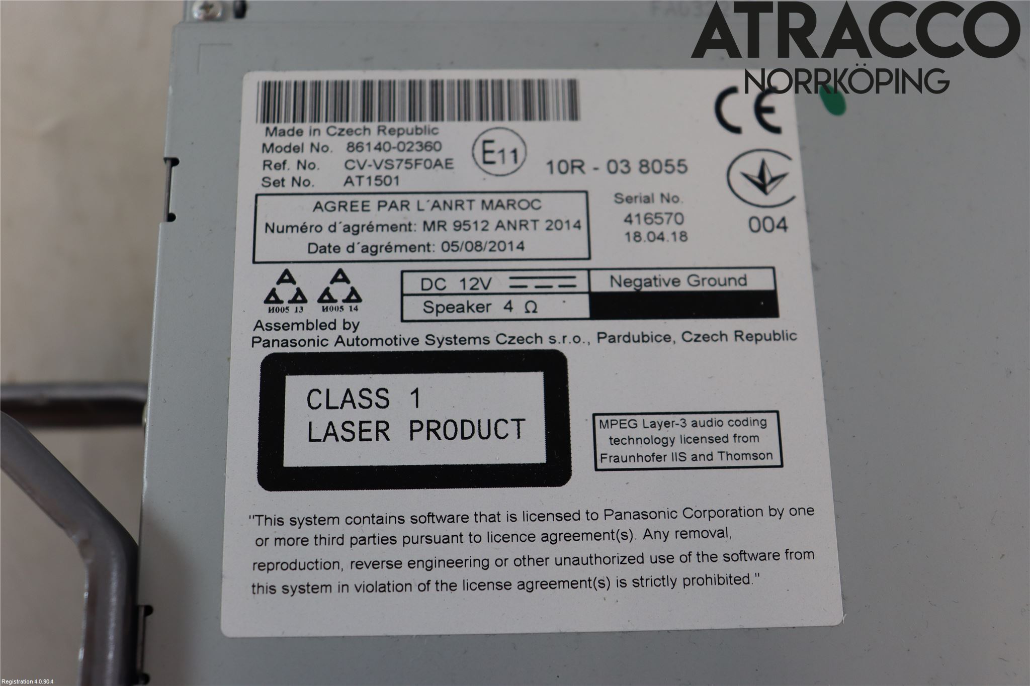 Toyota AURIS 13-19 Cd Radio - Multimediapanel