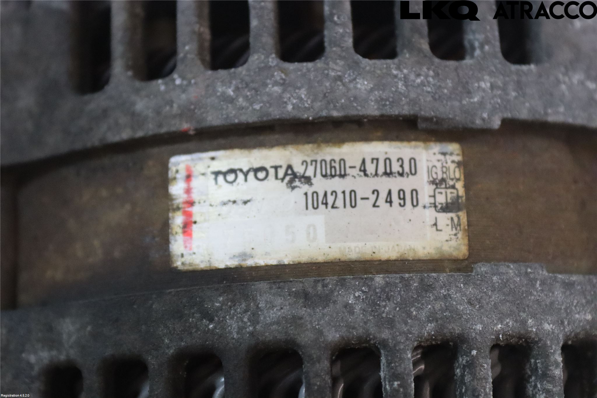 Toyota URBAN CRUISER Generator