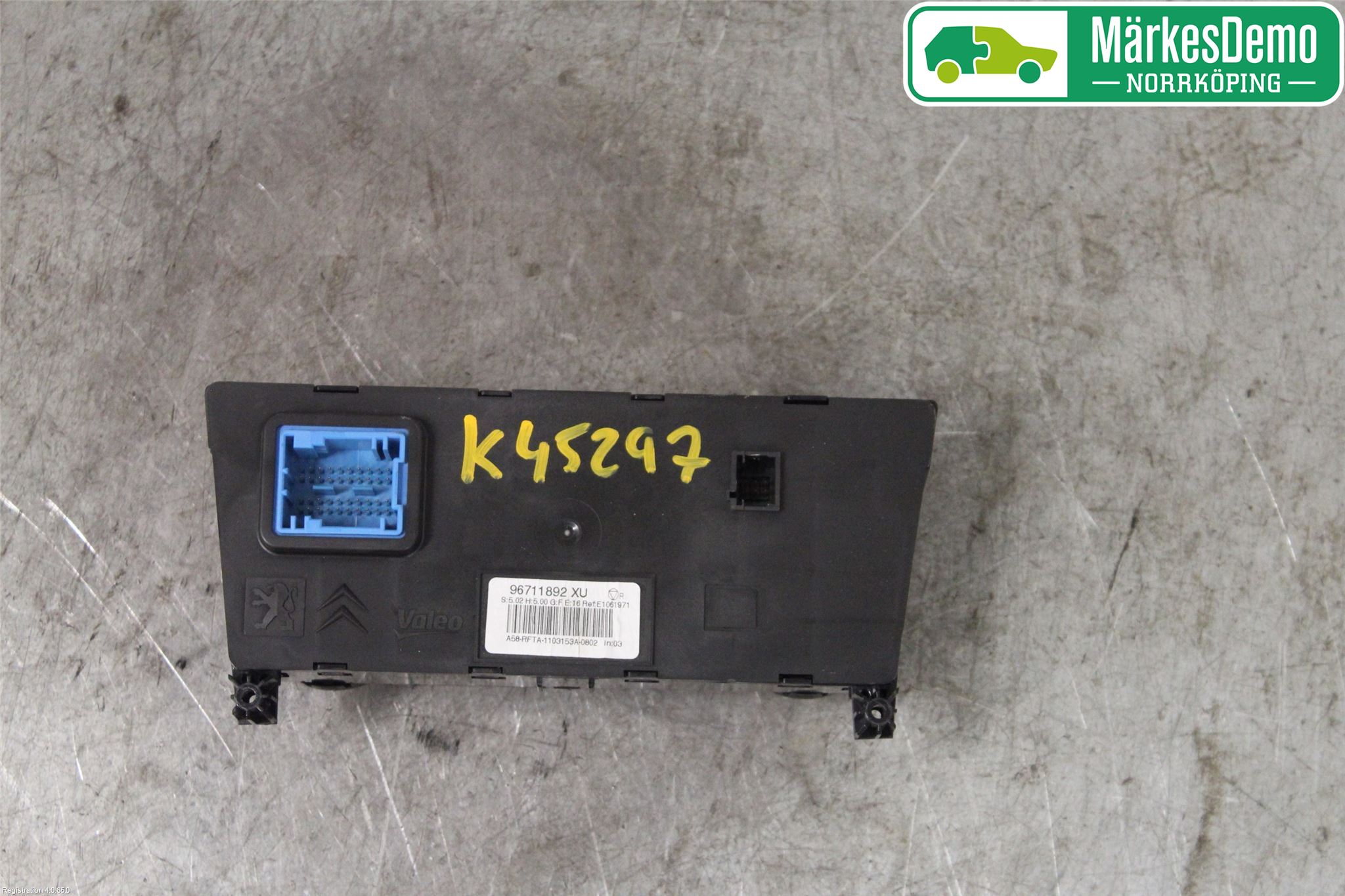 Citroen C3 PICASSO Värmereglage