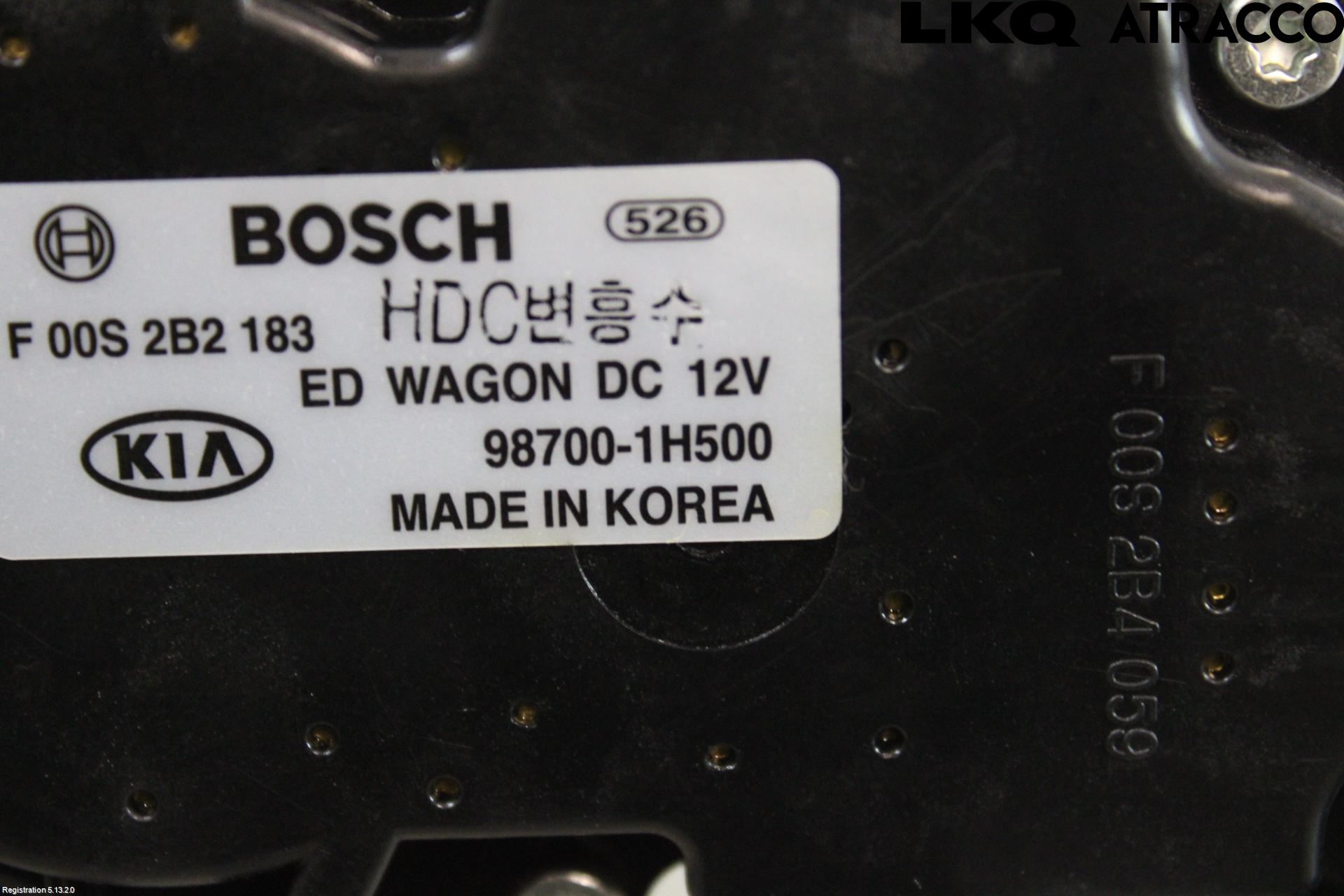 Kia CEED 06-12 Torkarmotor Baklucka