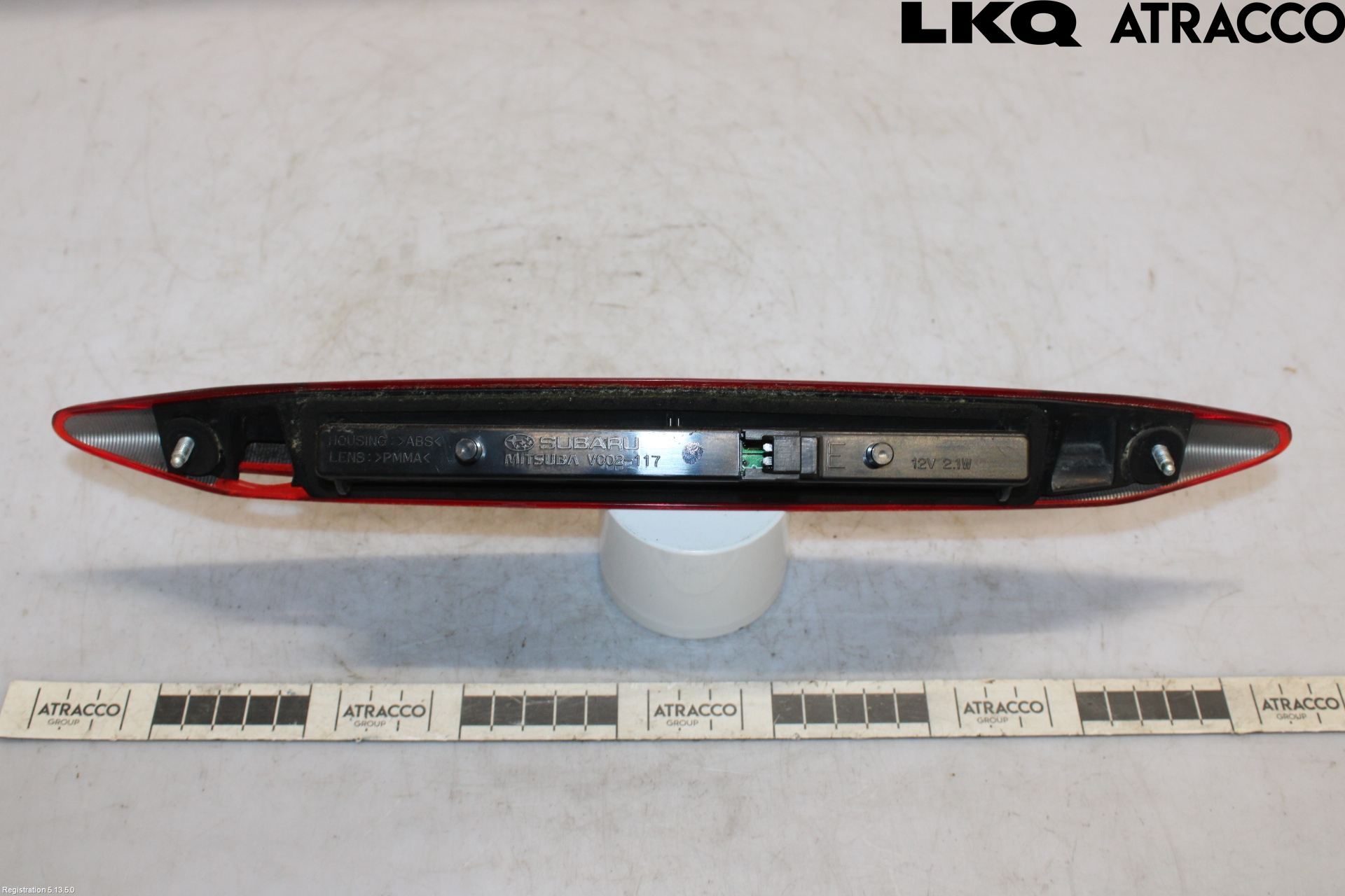 Subaru LEGACY 10-14 Bromsljus Bakruta