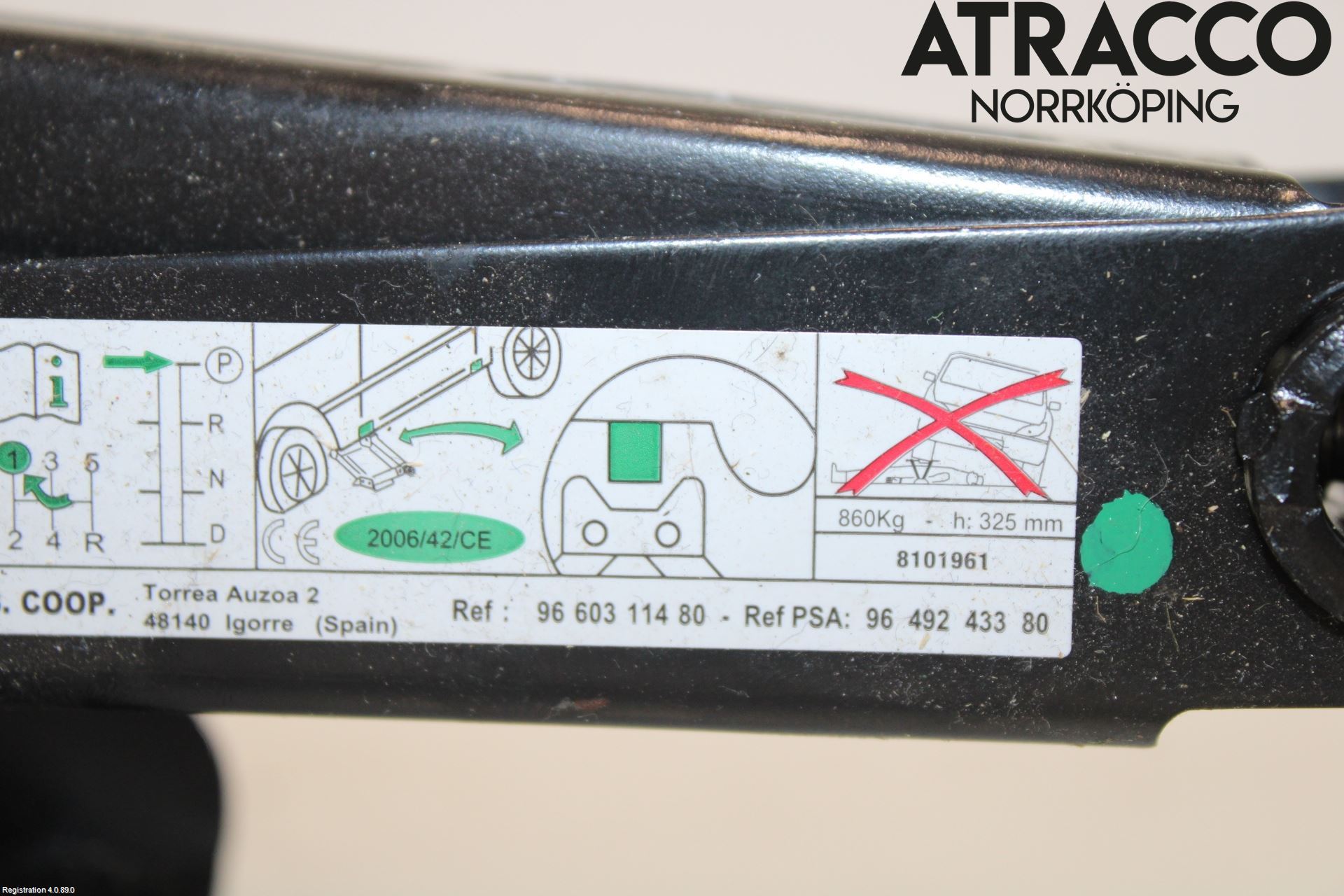 Peugeot PARTNER/E-PARTNER 19- Domkraft