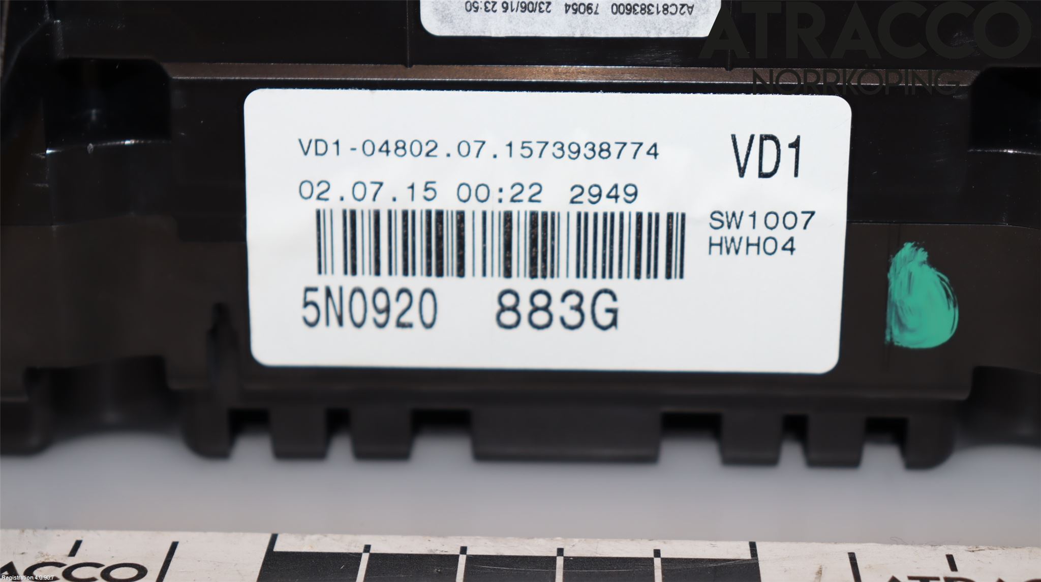 Volkswagen VW TIGUAN 07-16 Instrument Komb