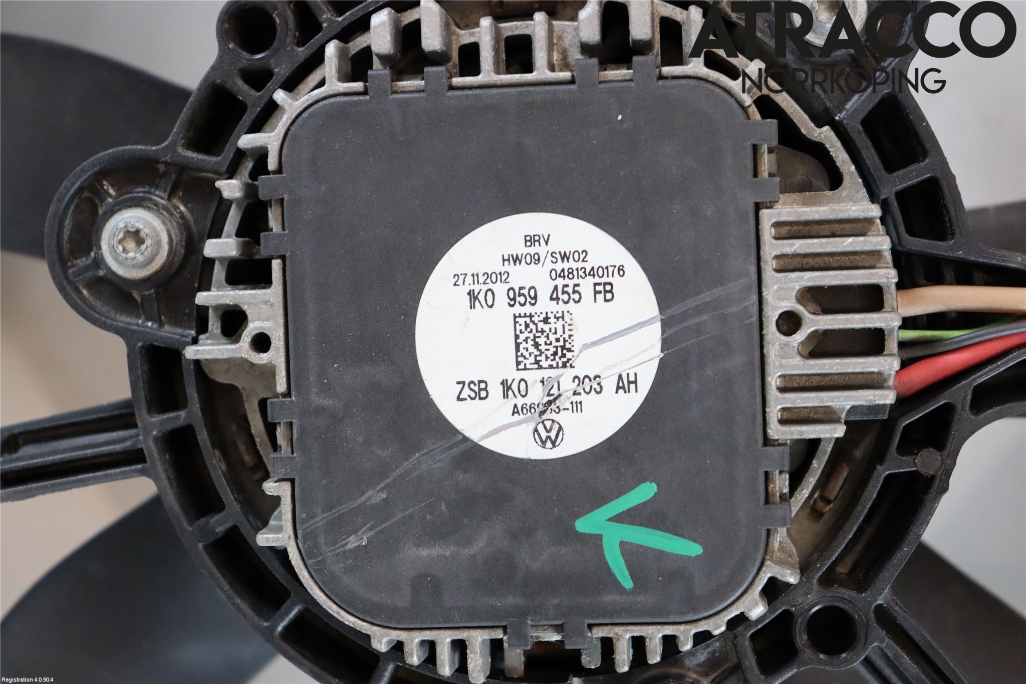 Audi A3/S3 05-13 Kylfläkt El