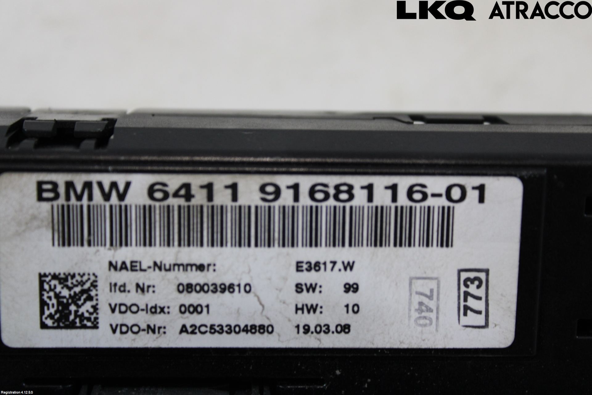 BMW 1 E87/81 5D/3D 03-11 Värmereglage