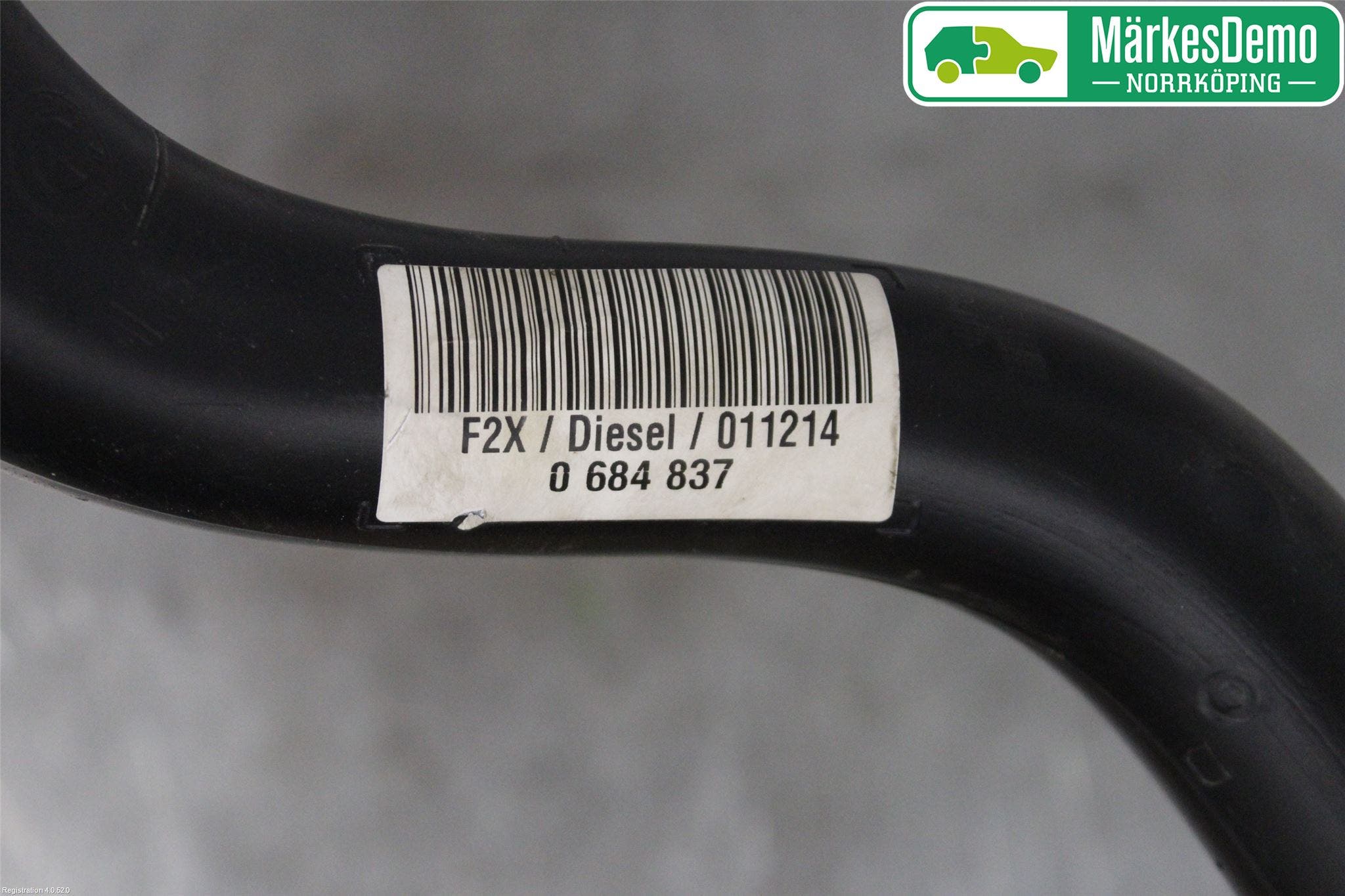 BMW 1 F20/F21 11-19 Bränslepåfyllnrör-Slang