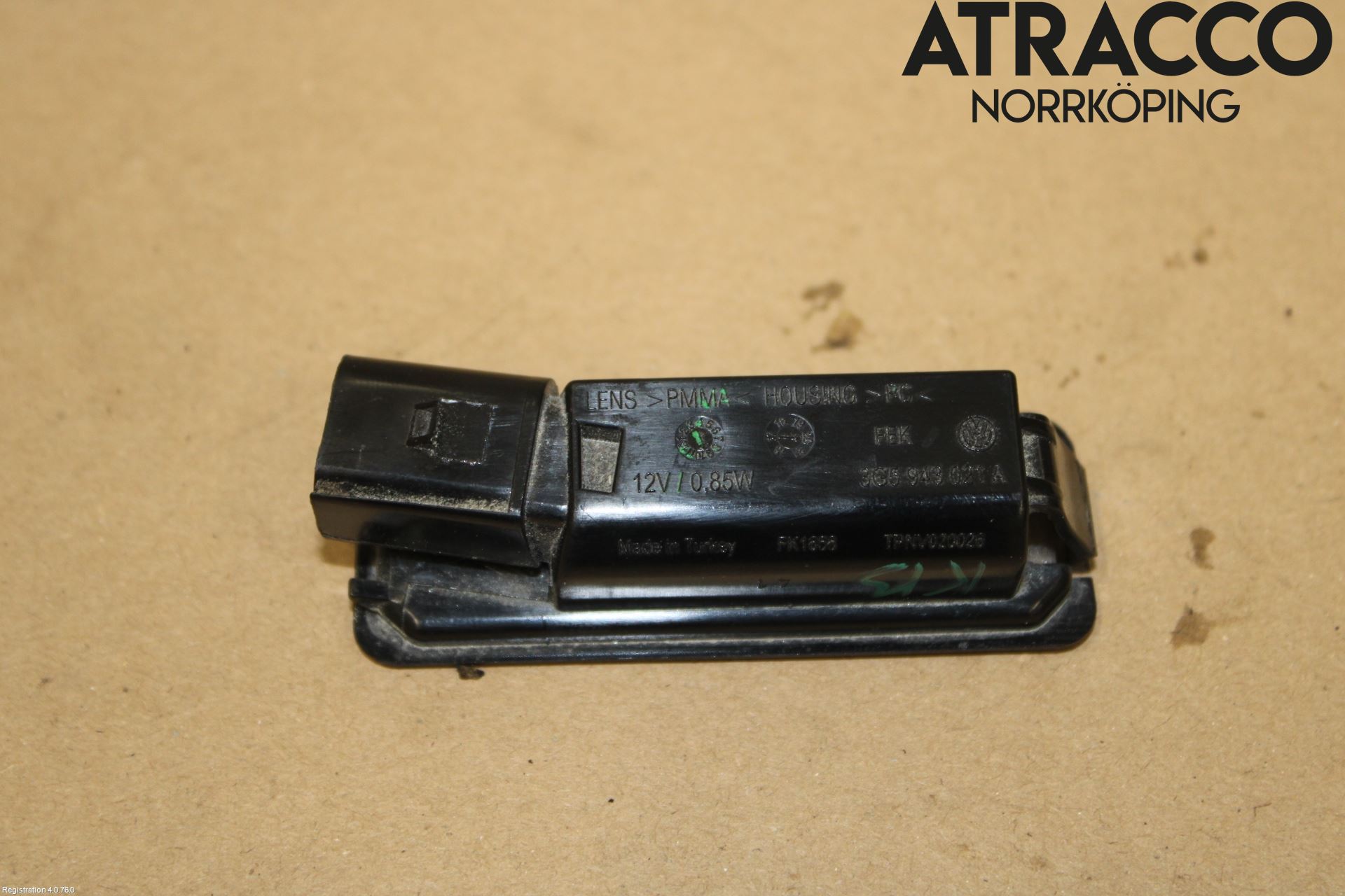 Volkswagen VW GOLF / E-GOLF VIII 20- Skylt Belysning