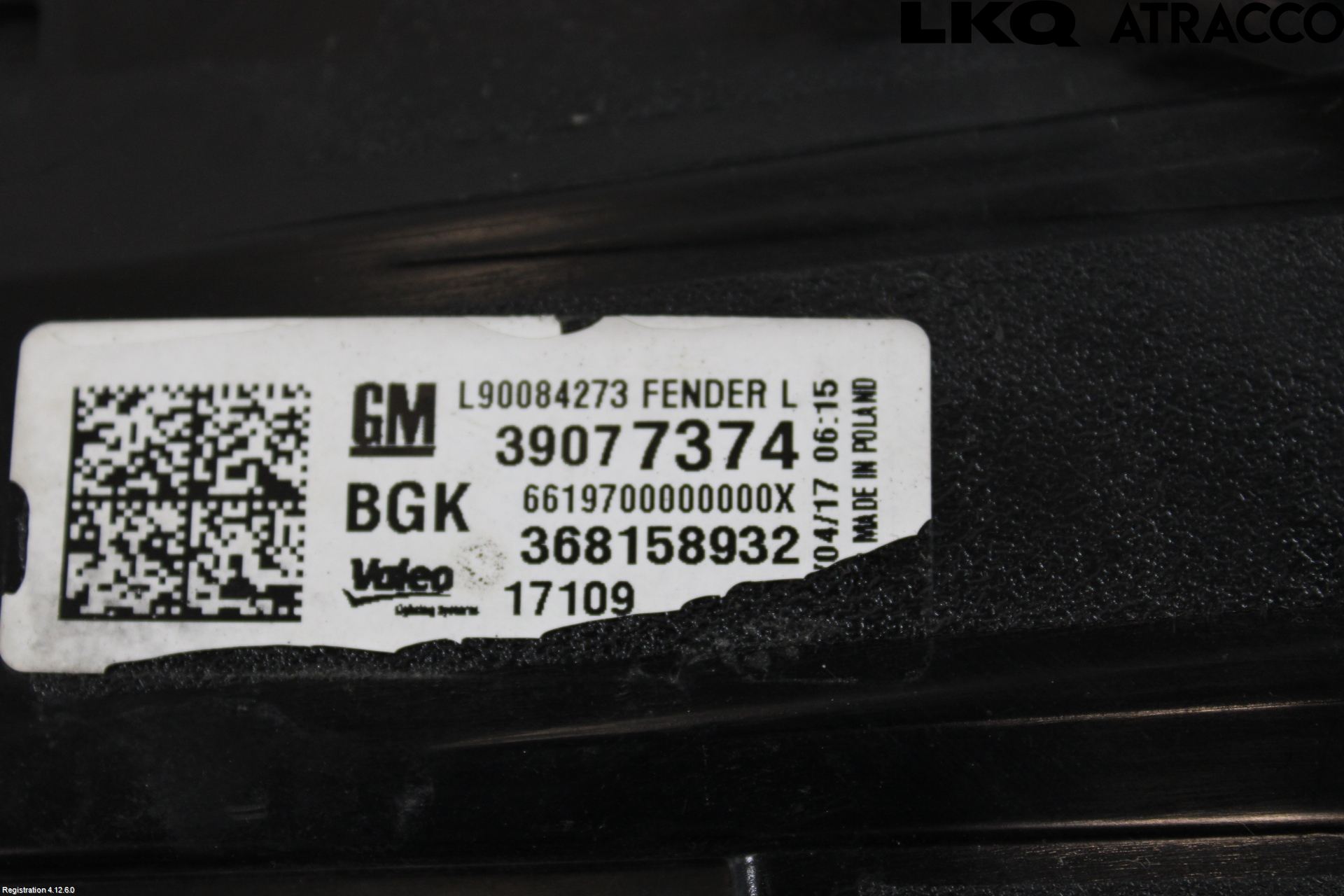 Opel ASTRA K 16-22 Bakljus Vänster