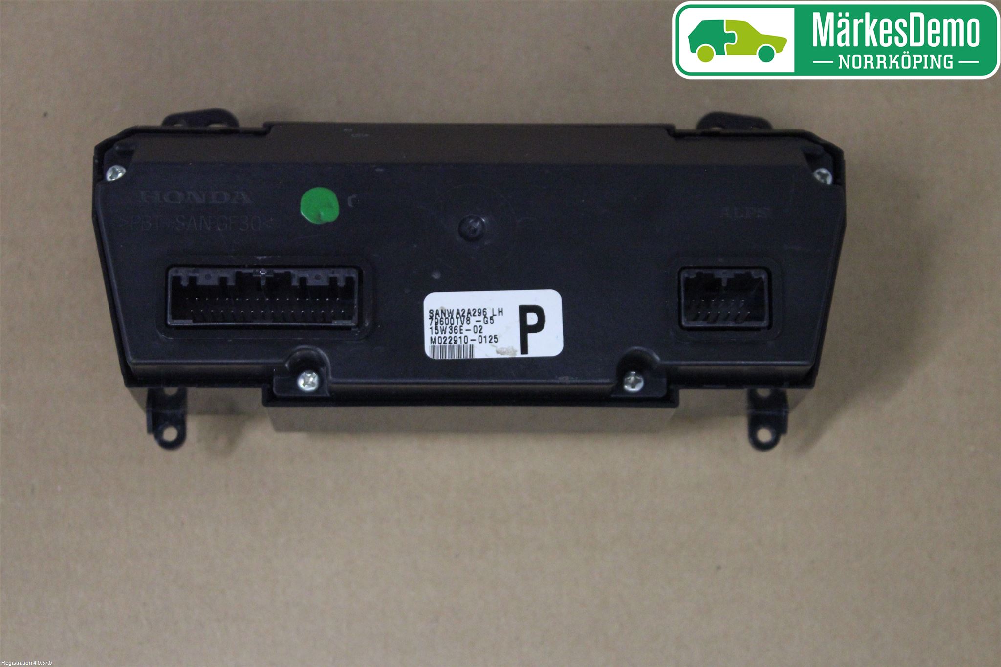 Honda CIVIC 12-16 Värmereglage