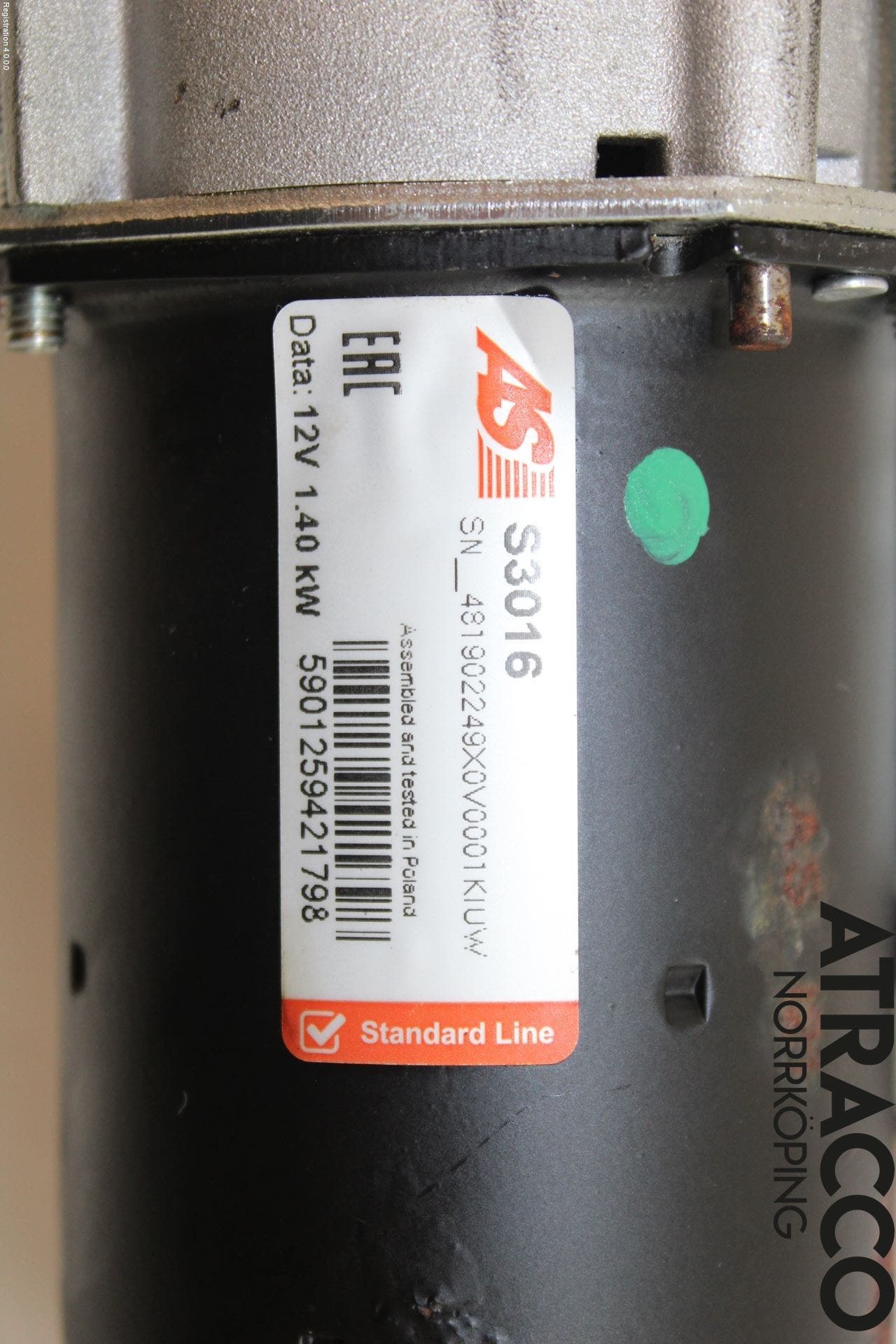 Peugeot BIPPER Startmotor Diesel