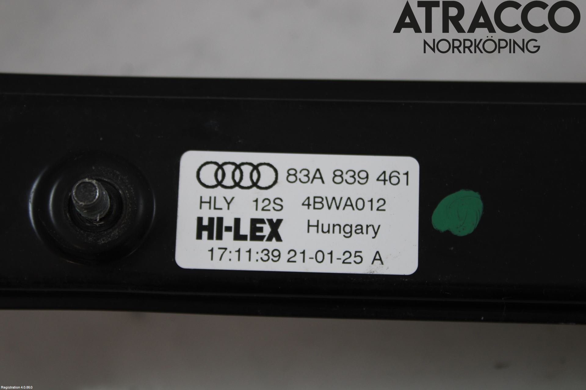 Audi Q3 F3 19- Fönsterhiss El Kompl