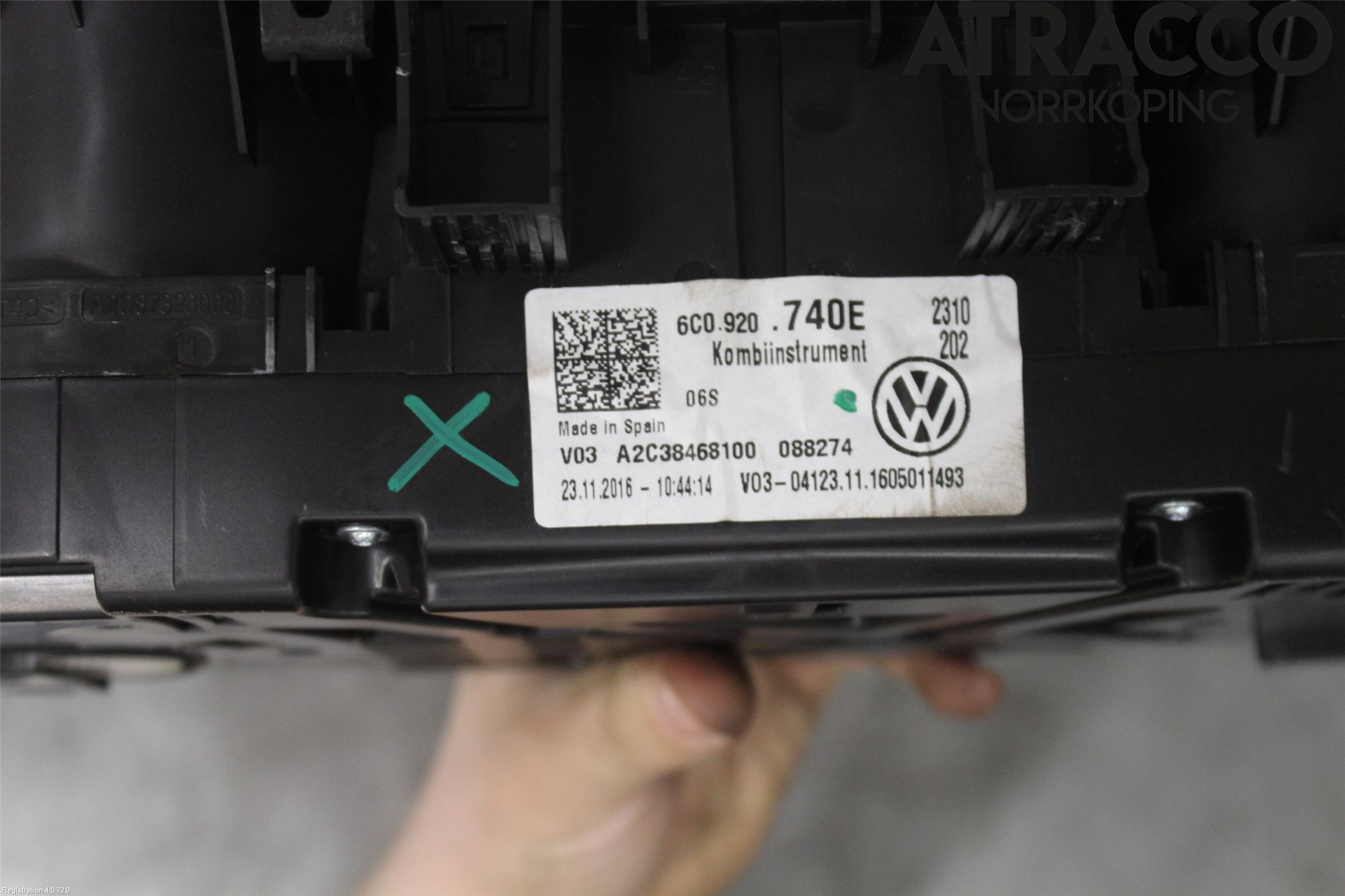 Volkswagen VW POLO 10-17 Instrument Komb