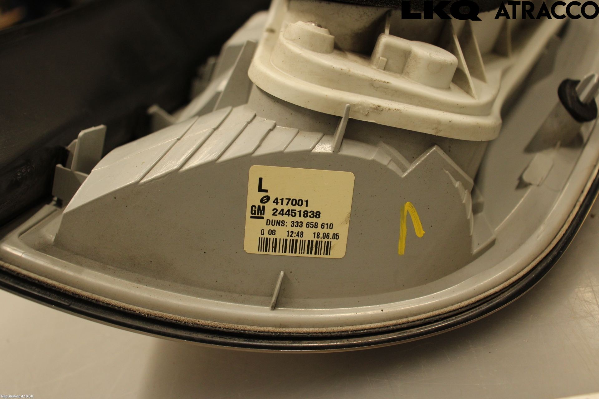 Opel ASTRA H 04-12 Bakljus Vänster