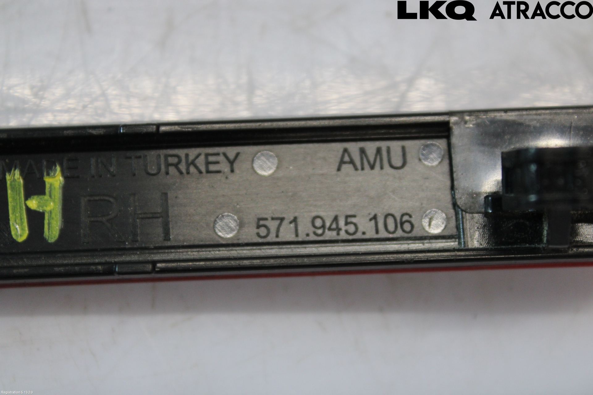 Volkswagen VW TIGUAN 24- Dimljus/Reflex Bak