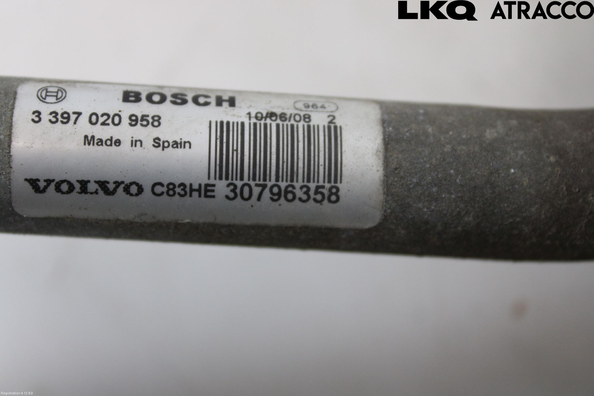 Volvo XC70 08-13 Torkarmekanism Vindruta