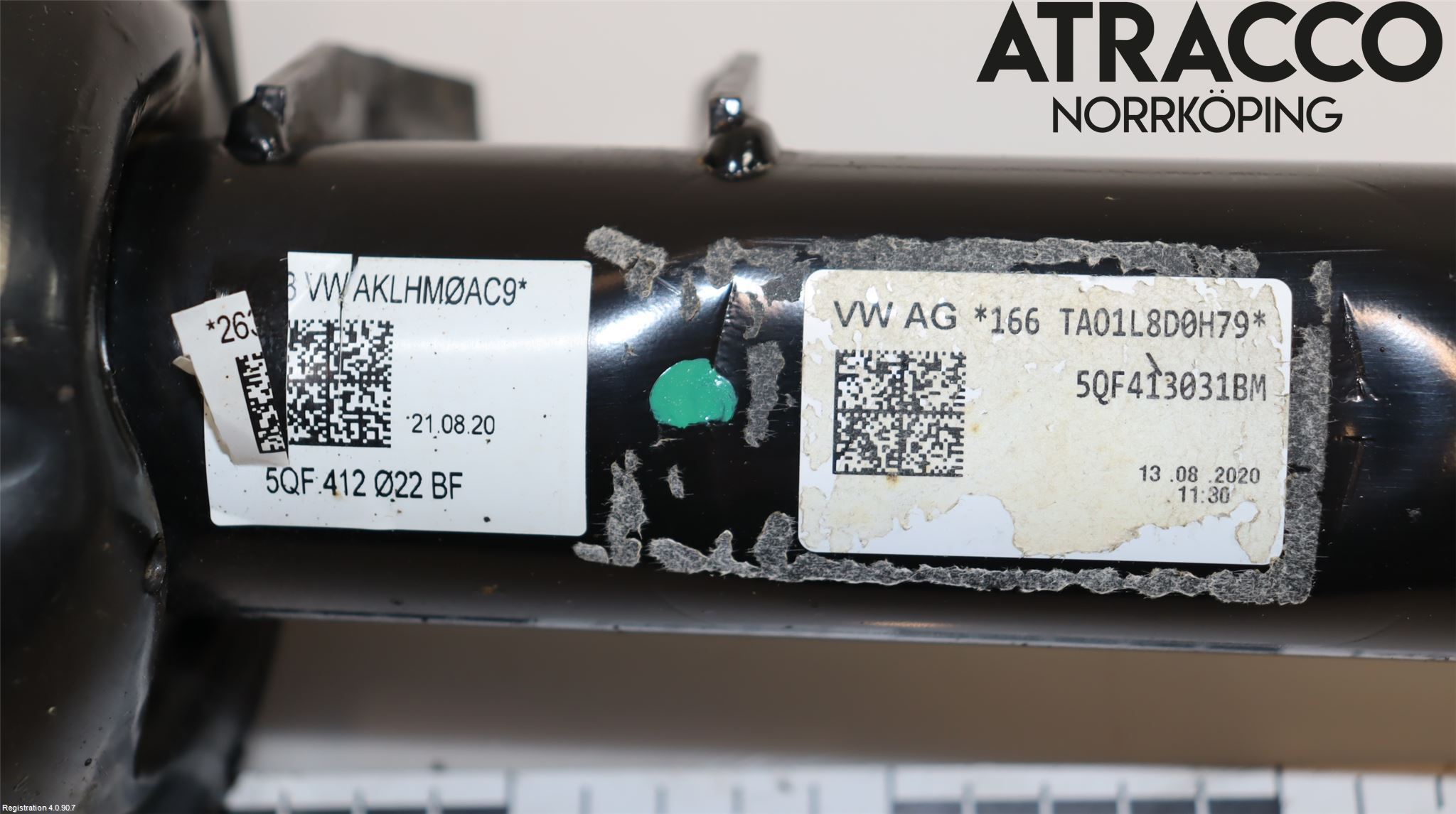 Volkswagen VW TIGUAN 16-24 Fjäderben Fram Höger