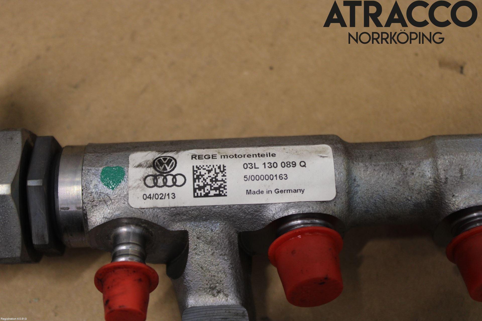 Audi A4 ALLROAD 09-16 Inj. Fuelrail