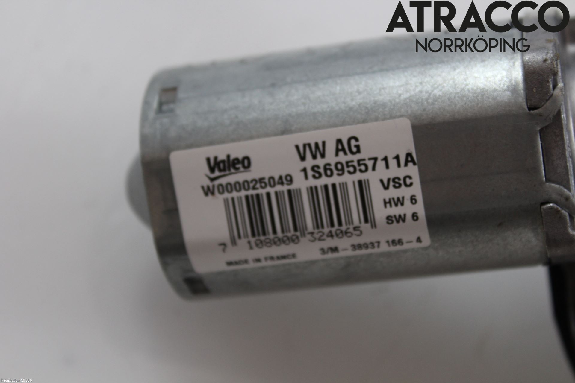 Volkswagen VW UP! / E-UP! Torkarmotor Baklucka