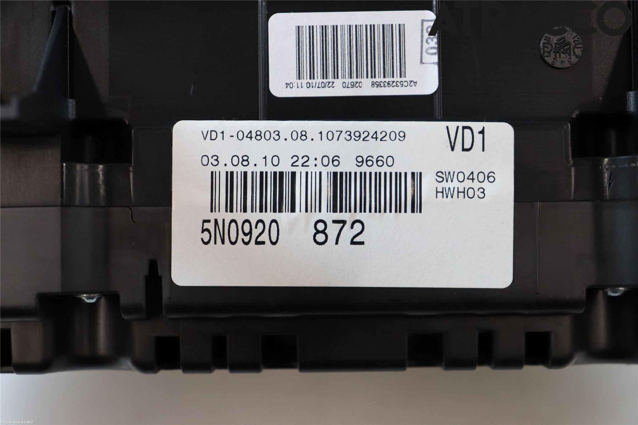 Volkswagen VW TIGUAN 07-16 Instrument Komb