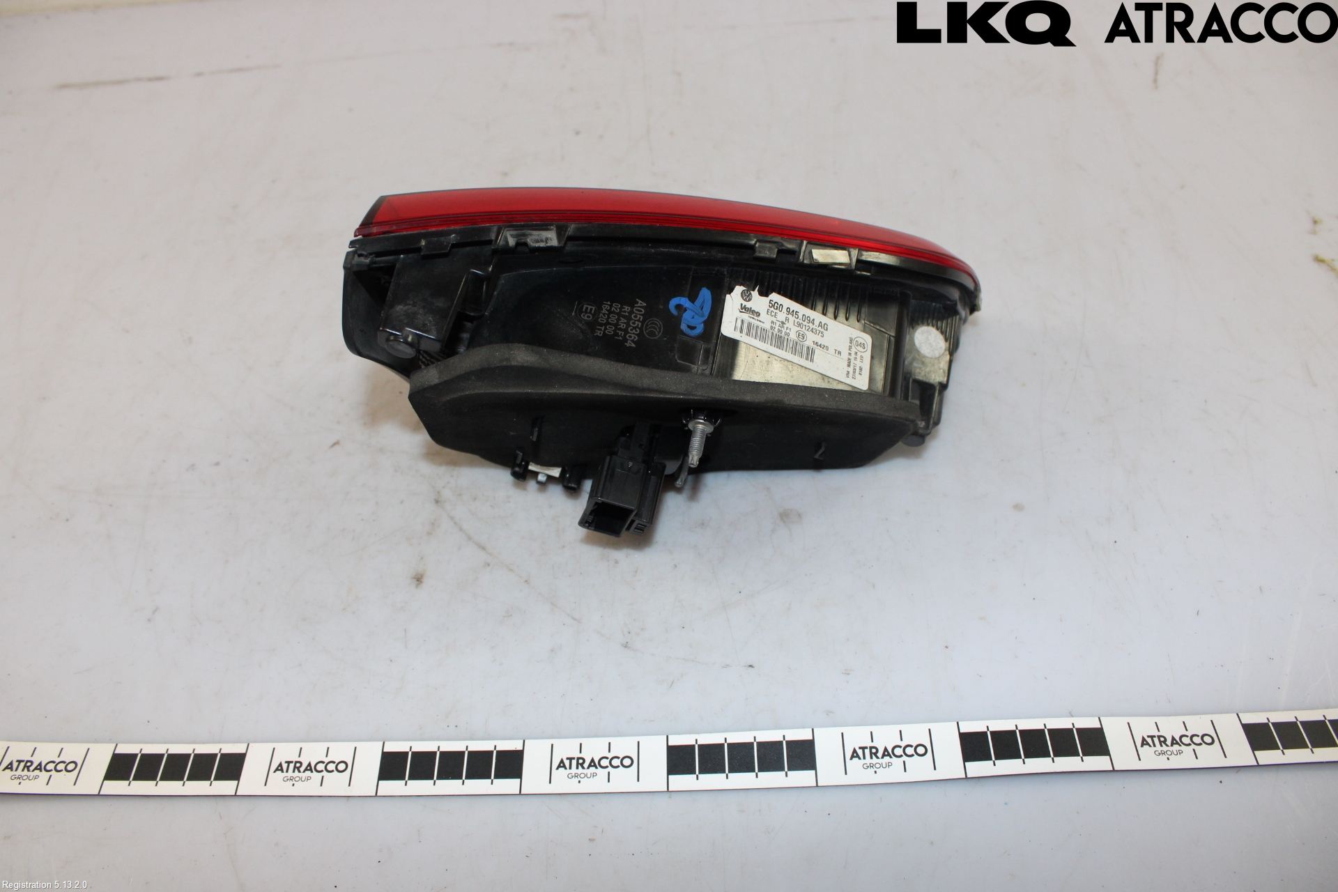 Volkswagen VW GOLF / E-GOLF VII 13-20 Bakljus Lucka Hö
