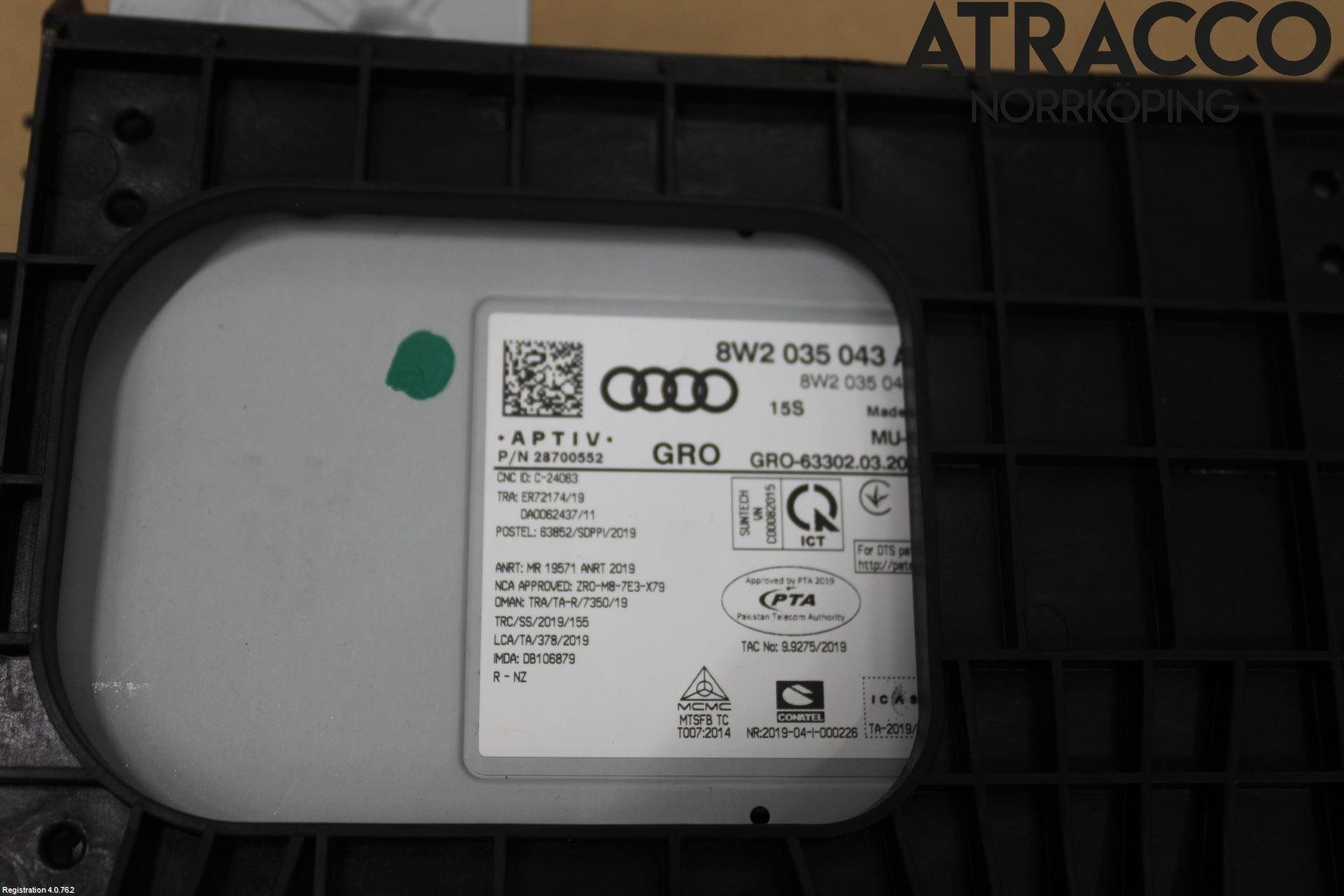 Audi A4/S4 B9 20- Cd Radio - Multimediapanel