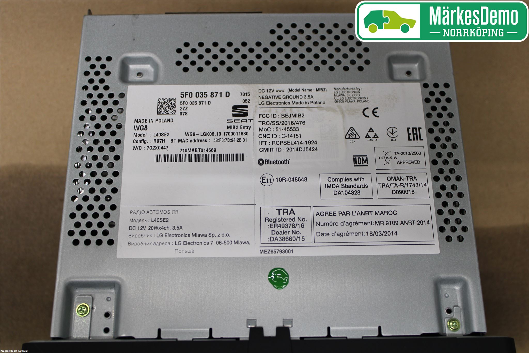 Seat LEON 13-20 Cd Radio - Multimediapanel