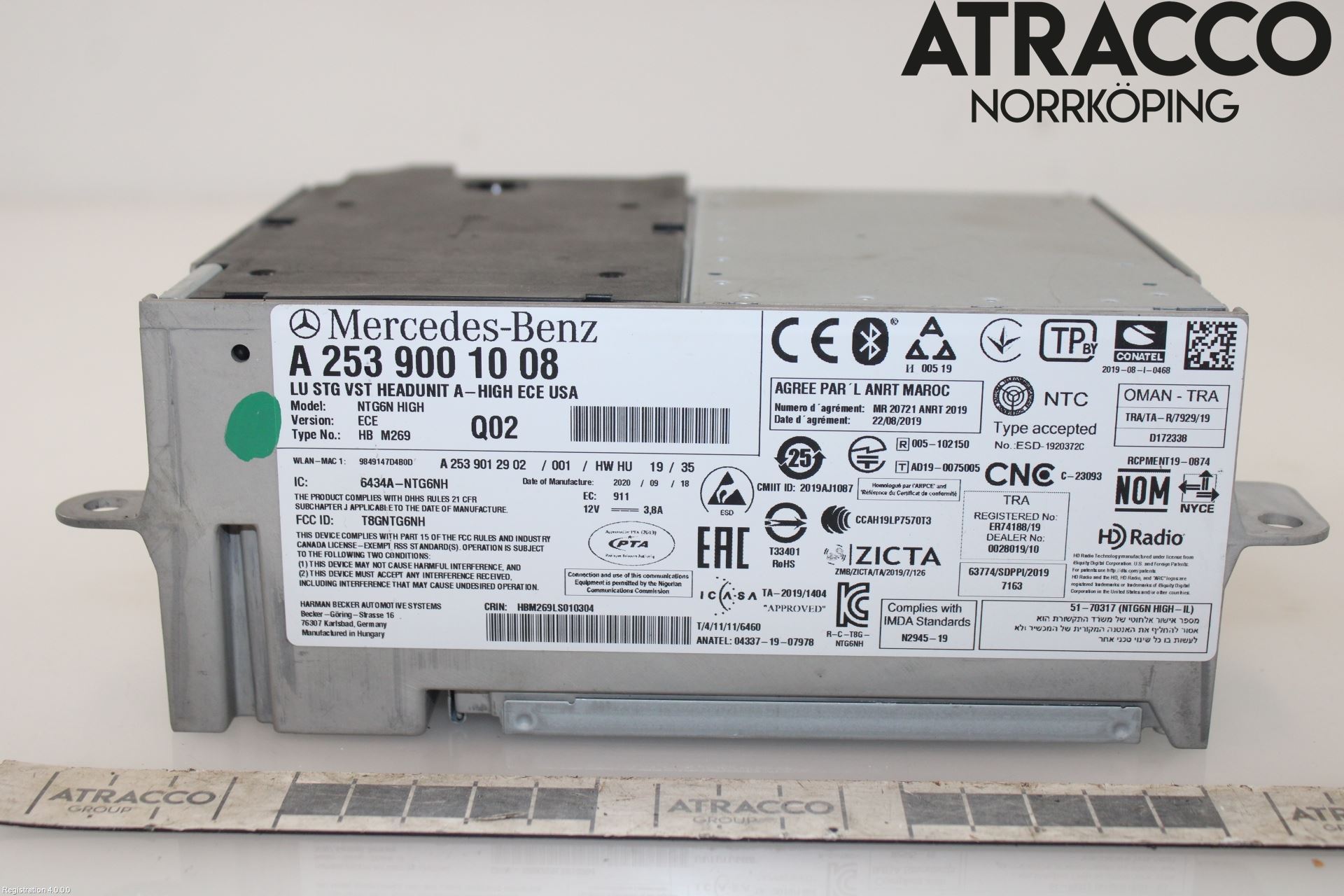 Mercedes-Benz MB EQC (N293) 20- Cd Radio - Multimediapanel