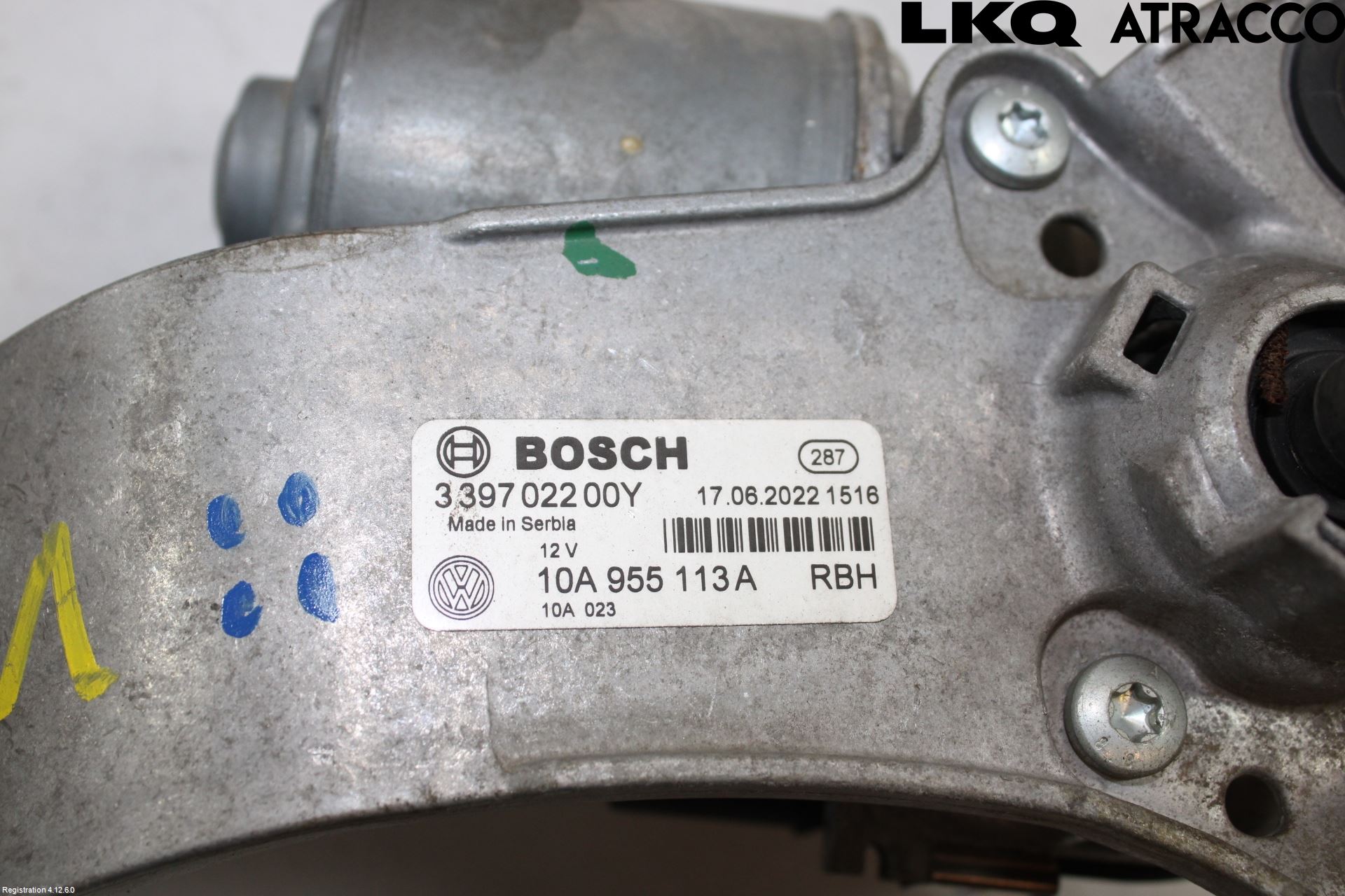 Cupra BORN 22- Torkarmotor Vindruta