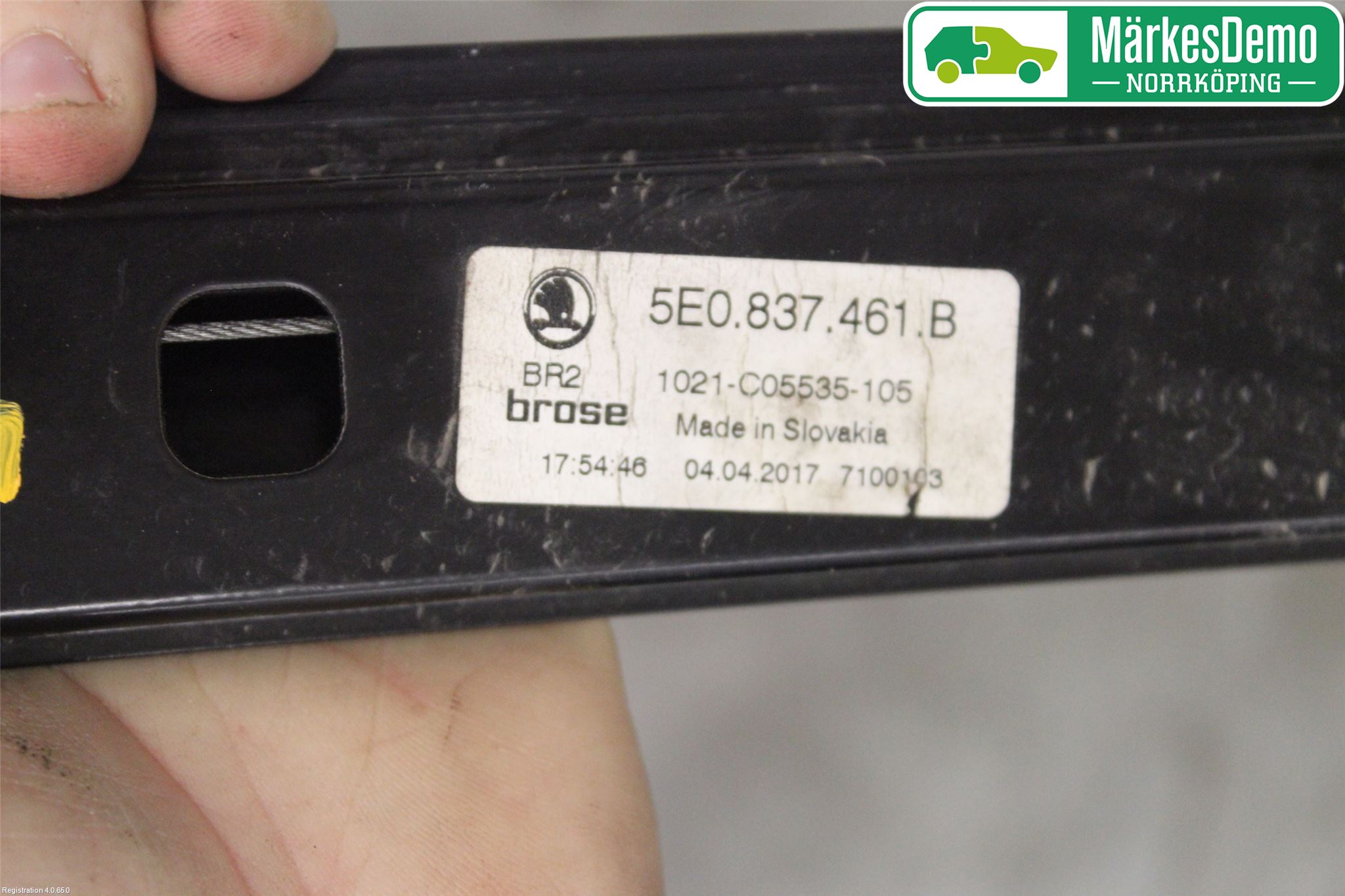 Skoda OCTAVIA (5E) 13-20 Fönsterhiss El Kompl