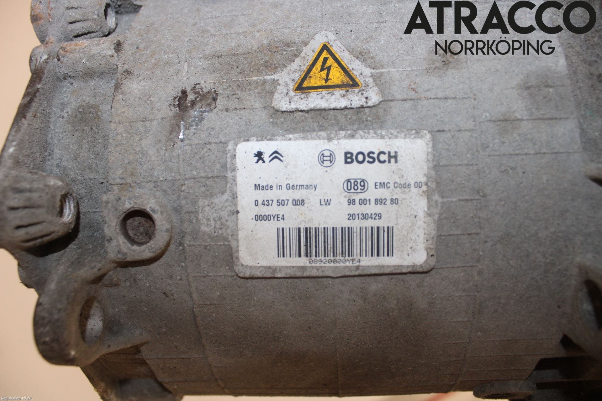 Citroen DS5 Motor Elektrisk Bak