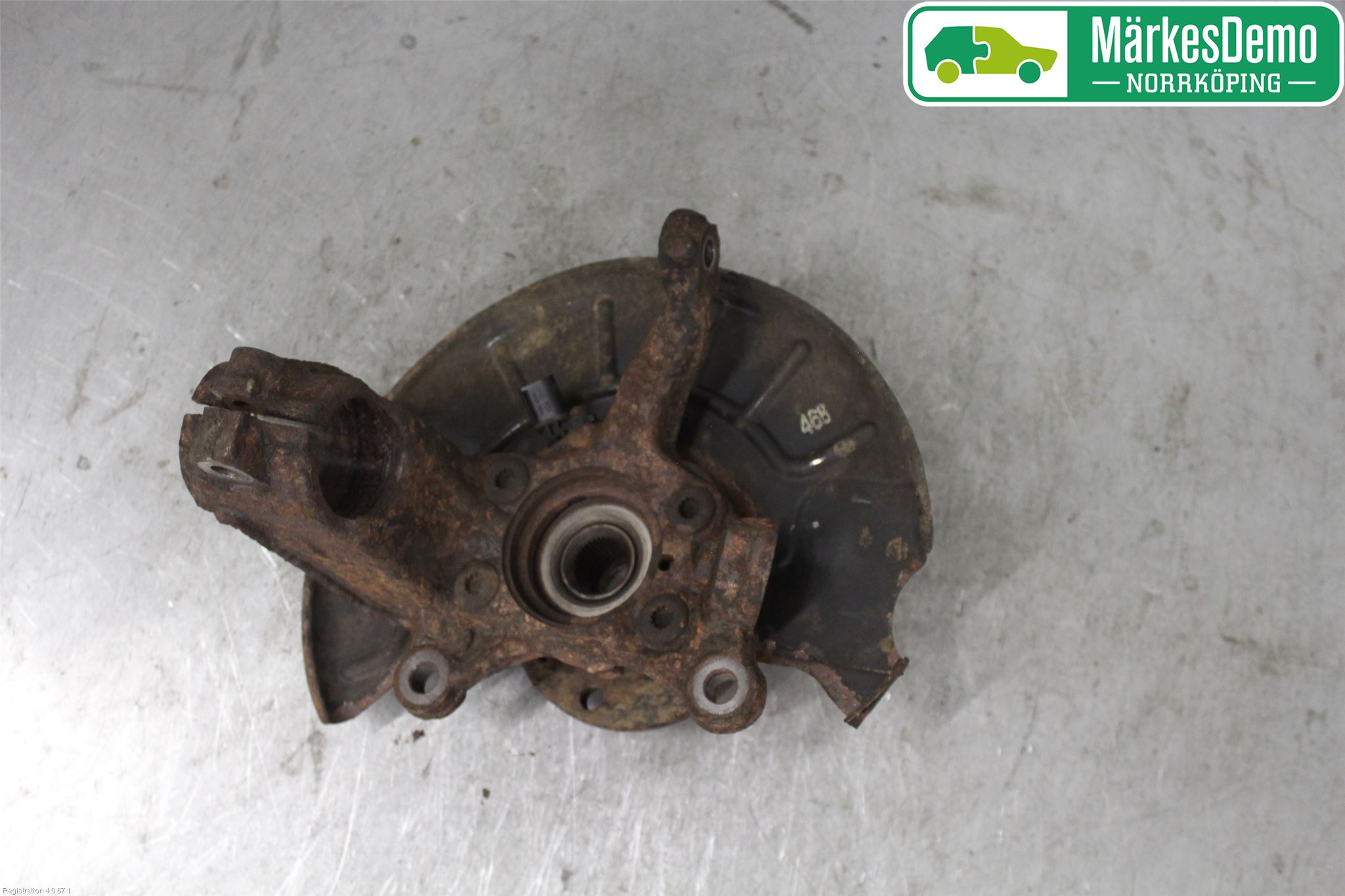 Volkswagen VW CADDY 11-15 Styrspindel Lagerhus Hö