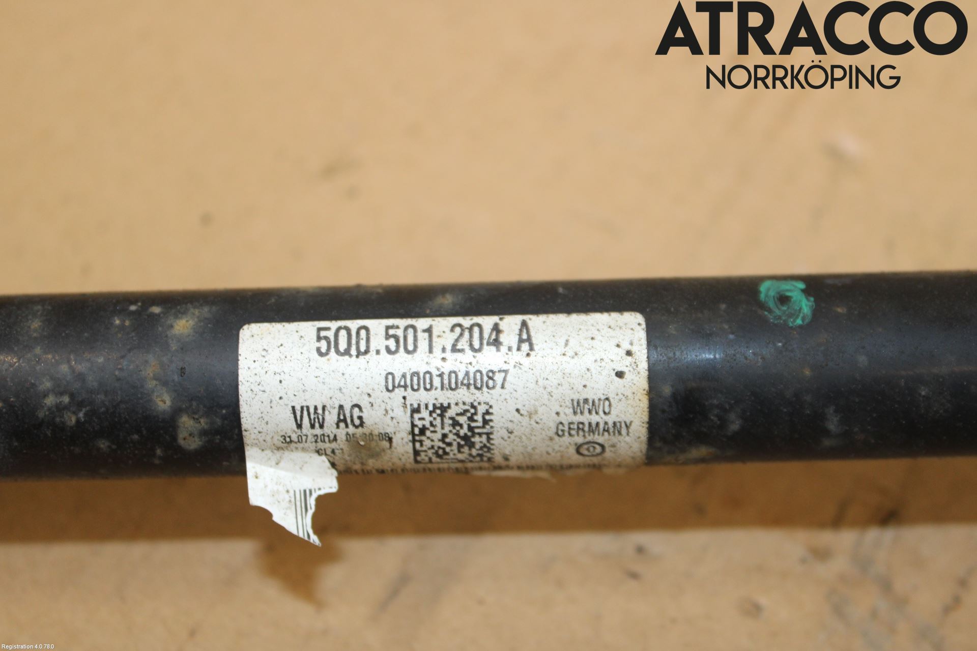 Skoda OCTAVIA (5E) 13-20 Drivaxel Bak Höger