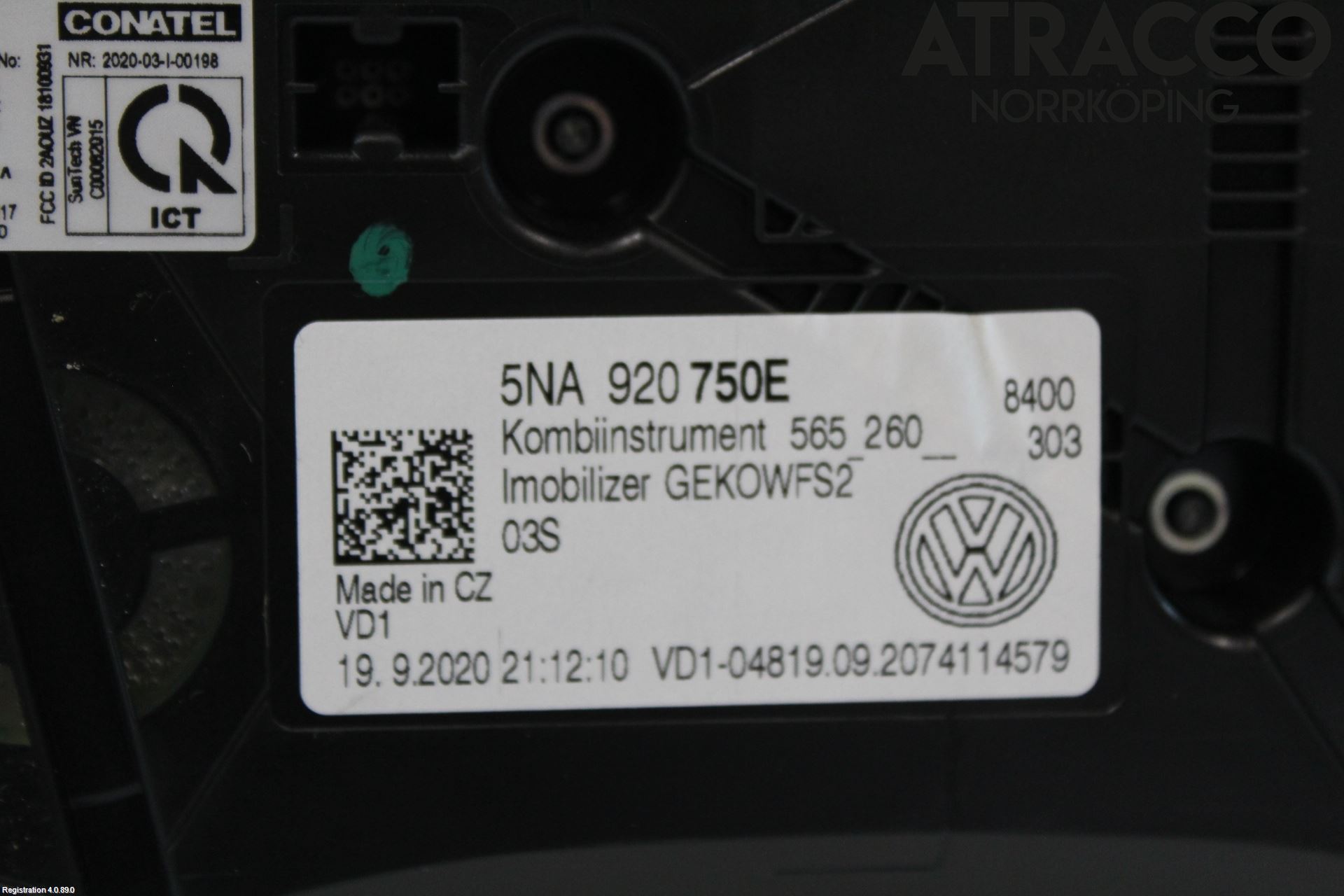 Volkswagen VW TIGUAN 16-24 Instrument Komb