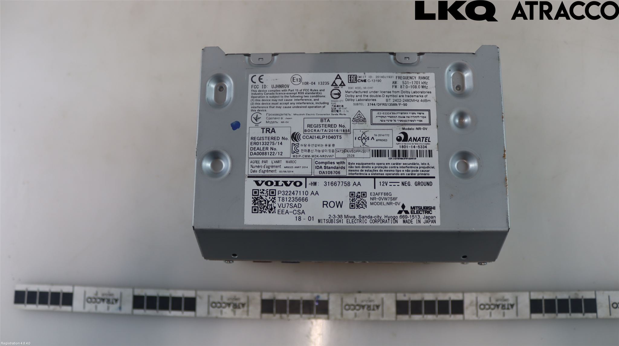 Volvo V90 17->> Cd Radio - Multimediapanel