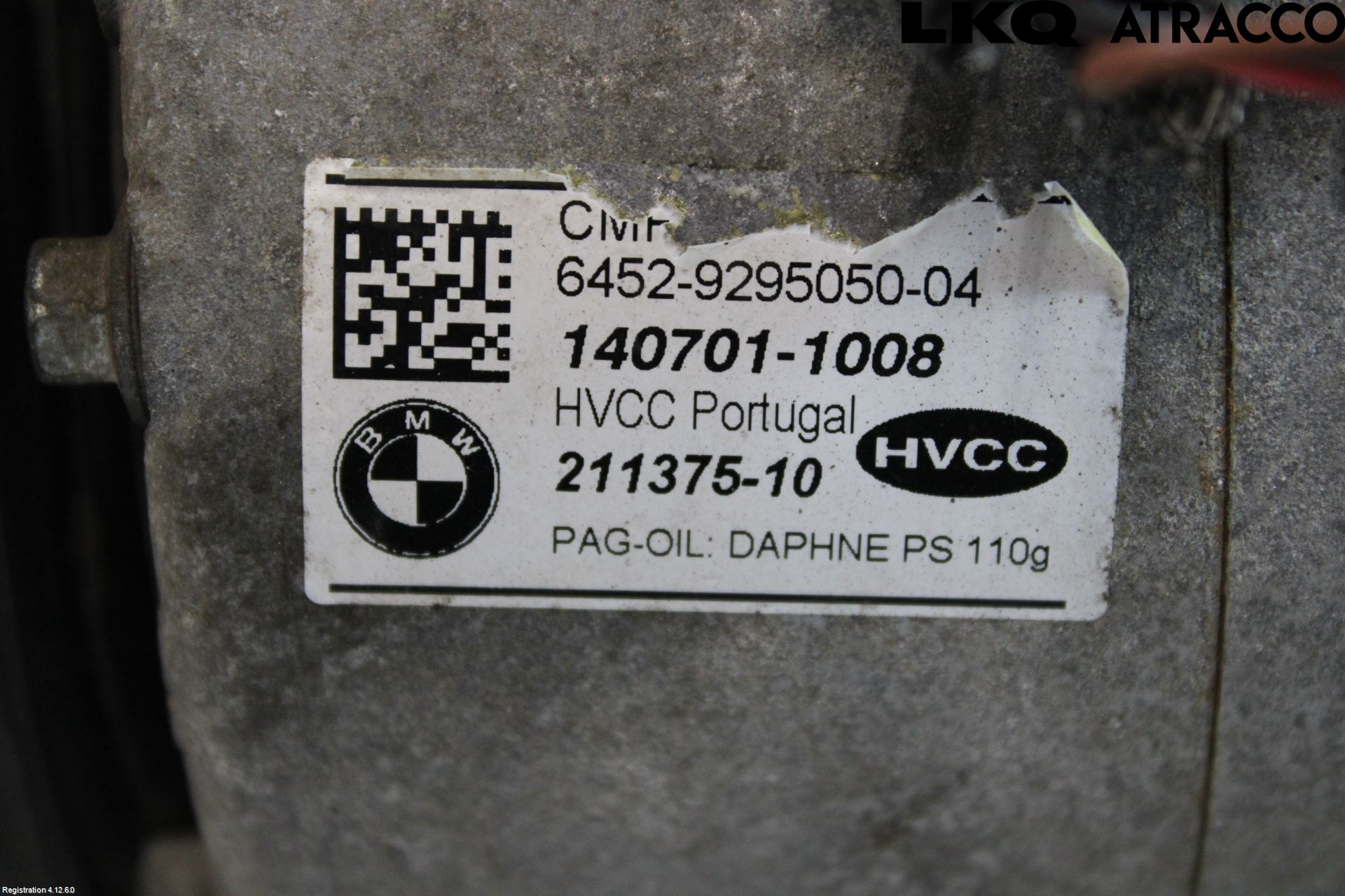 BMW 5 F10/F11/F18 09-17 Ac Kompressor