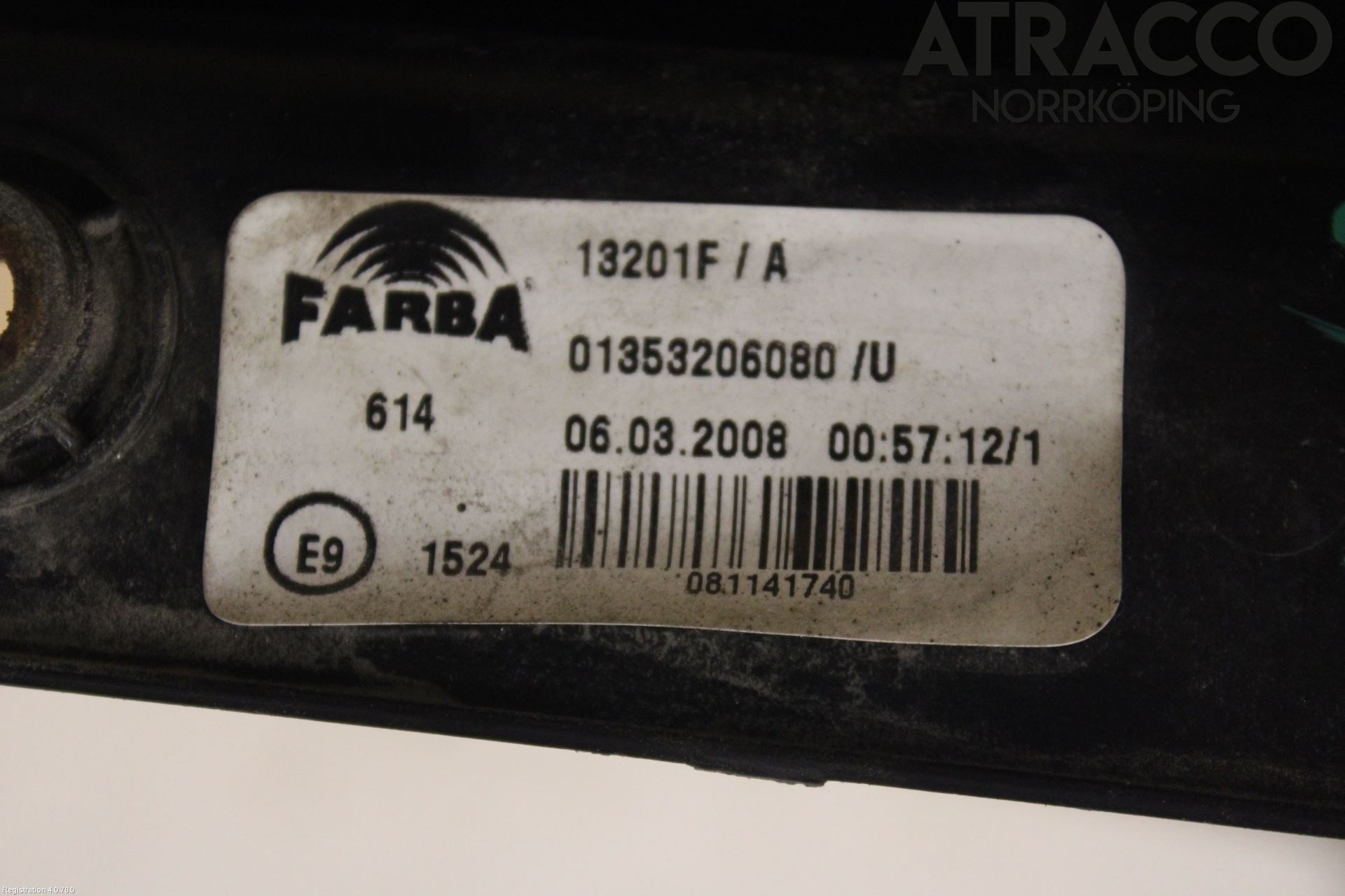 Citroen NEMO Bakljus Vänster