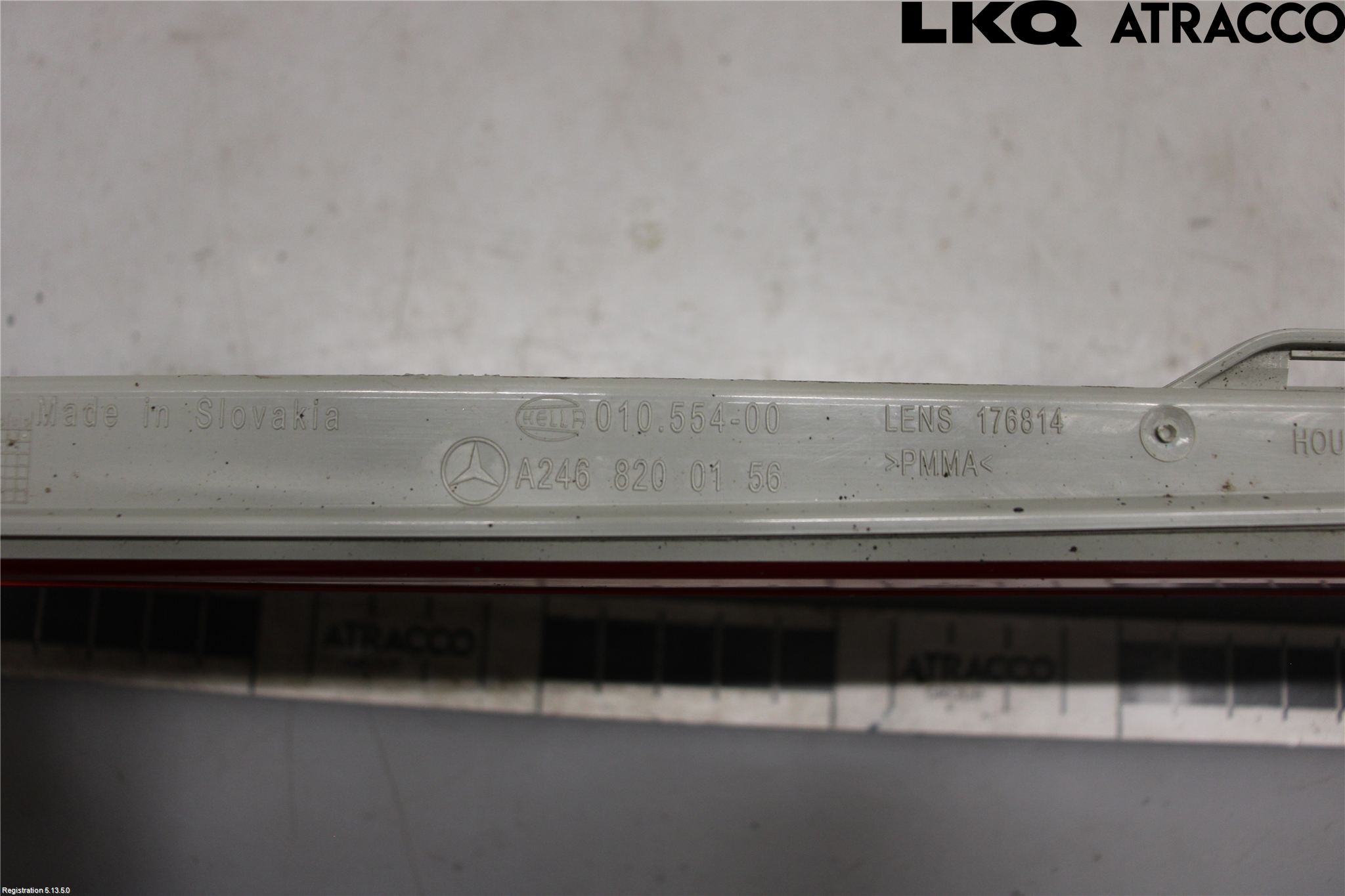 Mercedes-Benz MB B-KLASS (W246/W242) 12-19 Bromsljus Bakruta