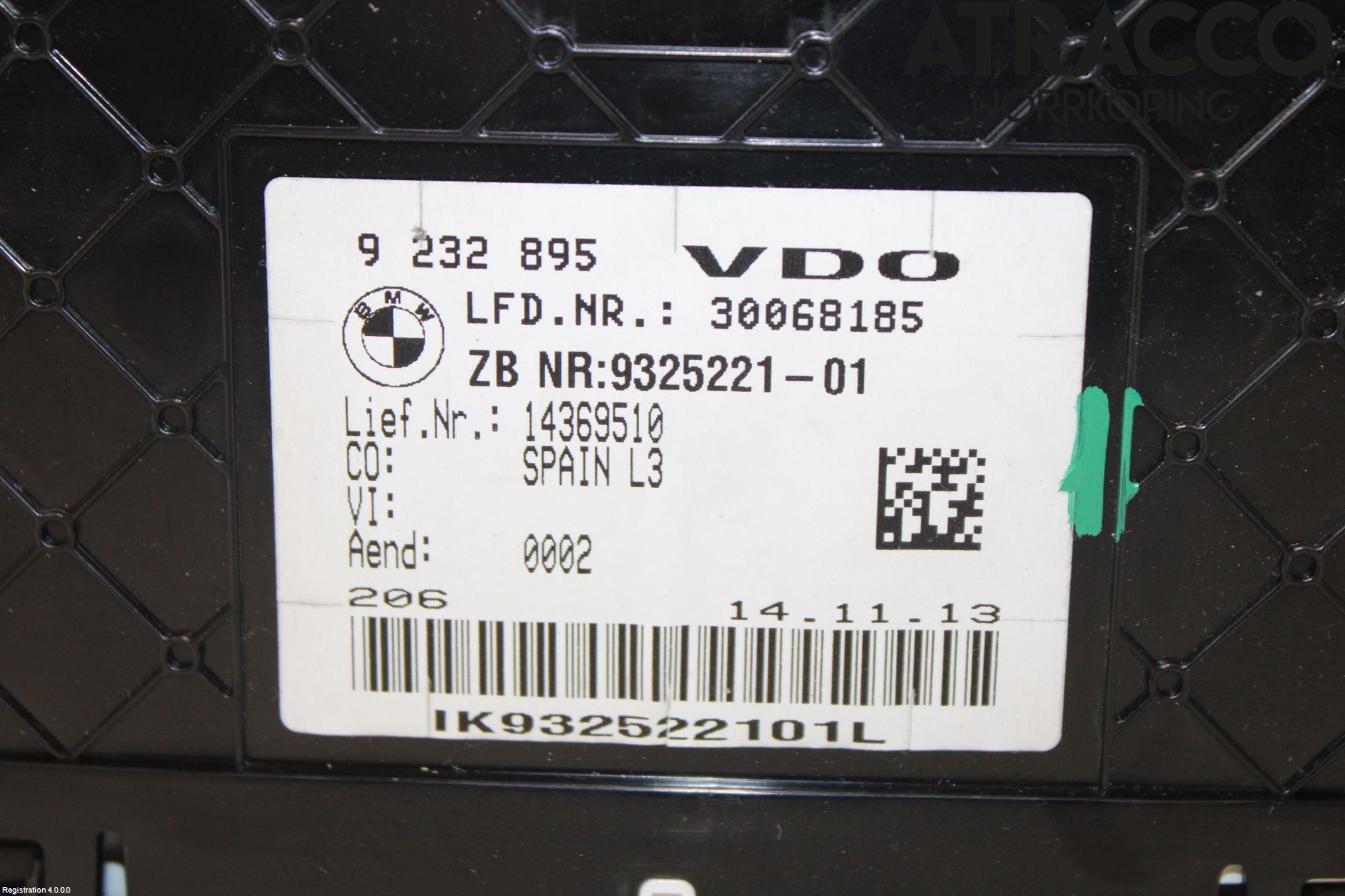 BMW 3 GT F34 13-19 Instrument Komb