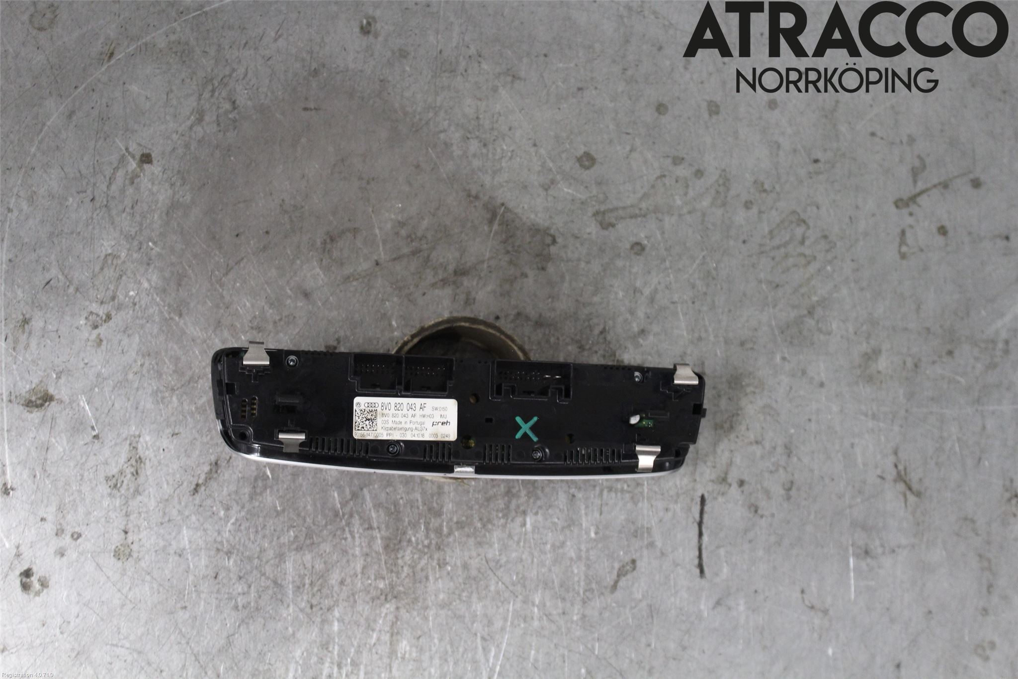 Audi A3/S3 8V 13-20 Värmereglage