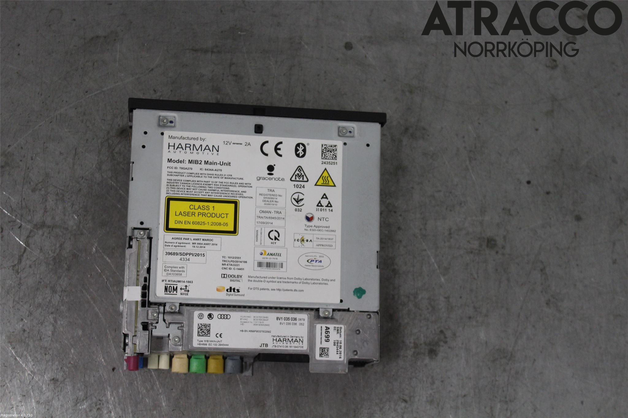 Audi A3/S3 8V 13-20 Cd Radio - Multimediapanel