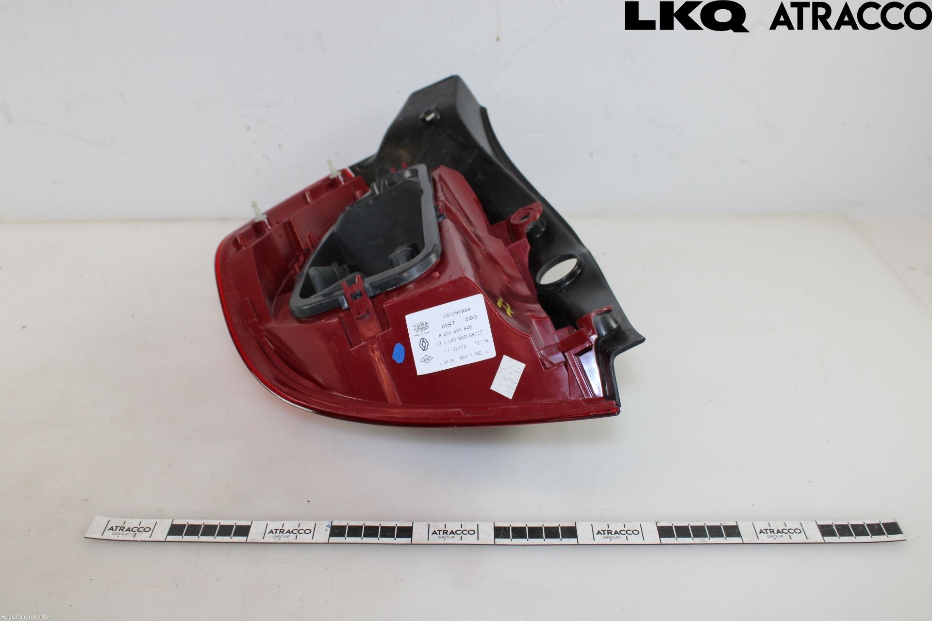 Renault CLIO III  09-12 Bakljus Höger