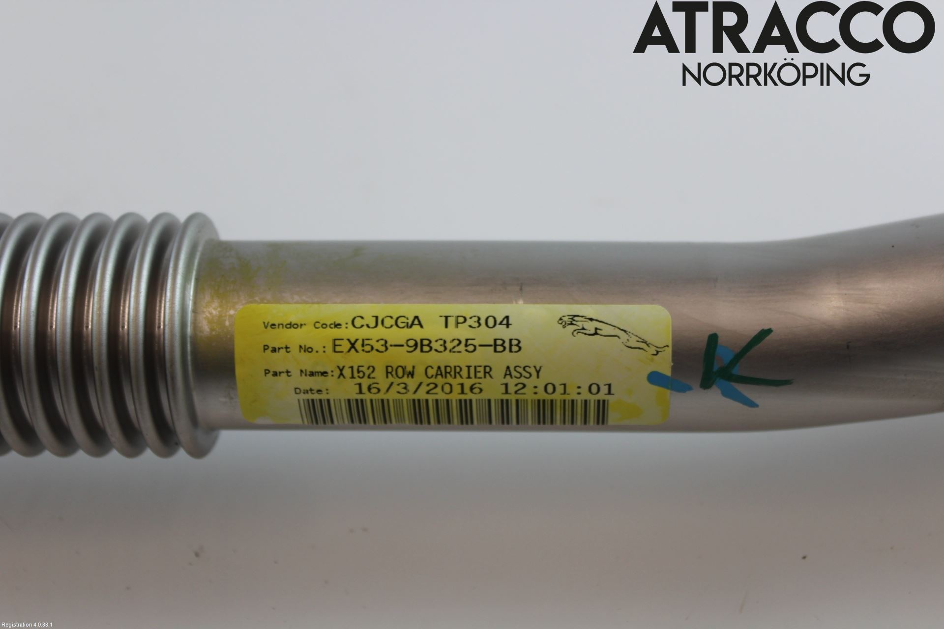 Jaguar F-TYPE Bränslepåfyllnrör-Slang