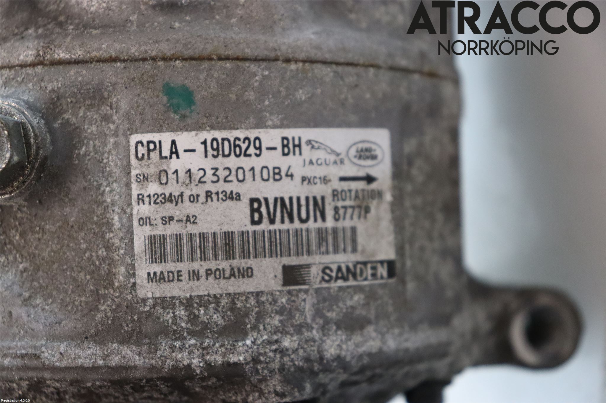 Jaguar F-PACE Ac Kompressor