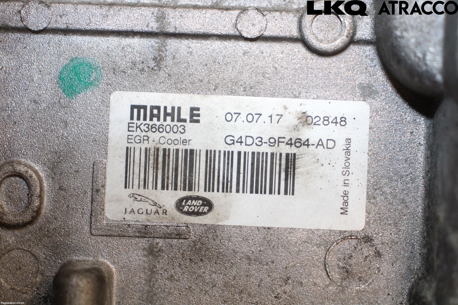 Jaguar XF (X260) 16-24 Avgaskylare