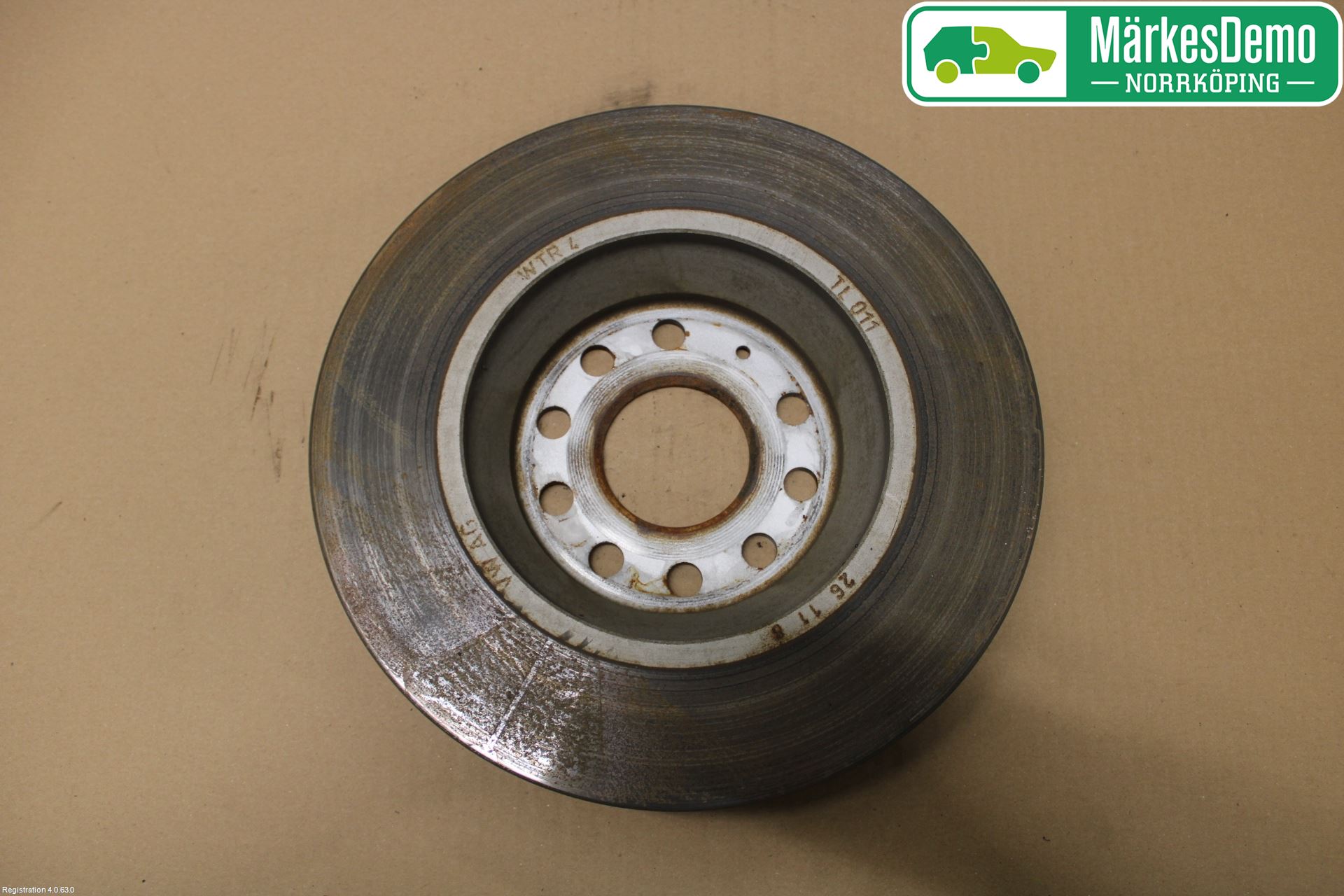 Volkswagen VW PASSAT 15-19 Bromsskiva Bak